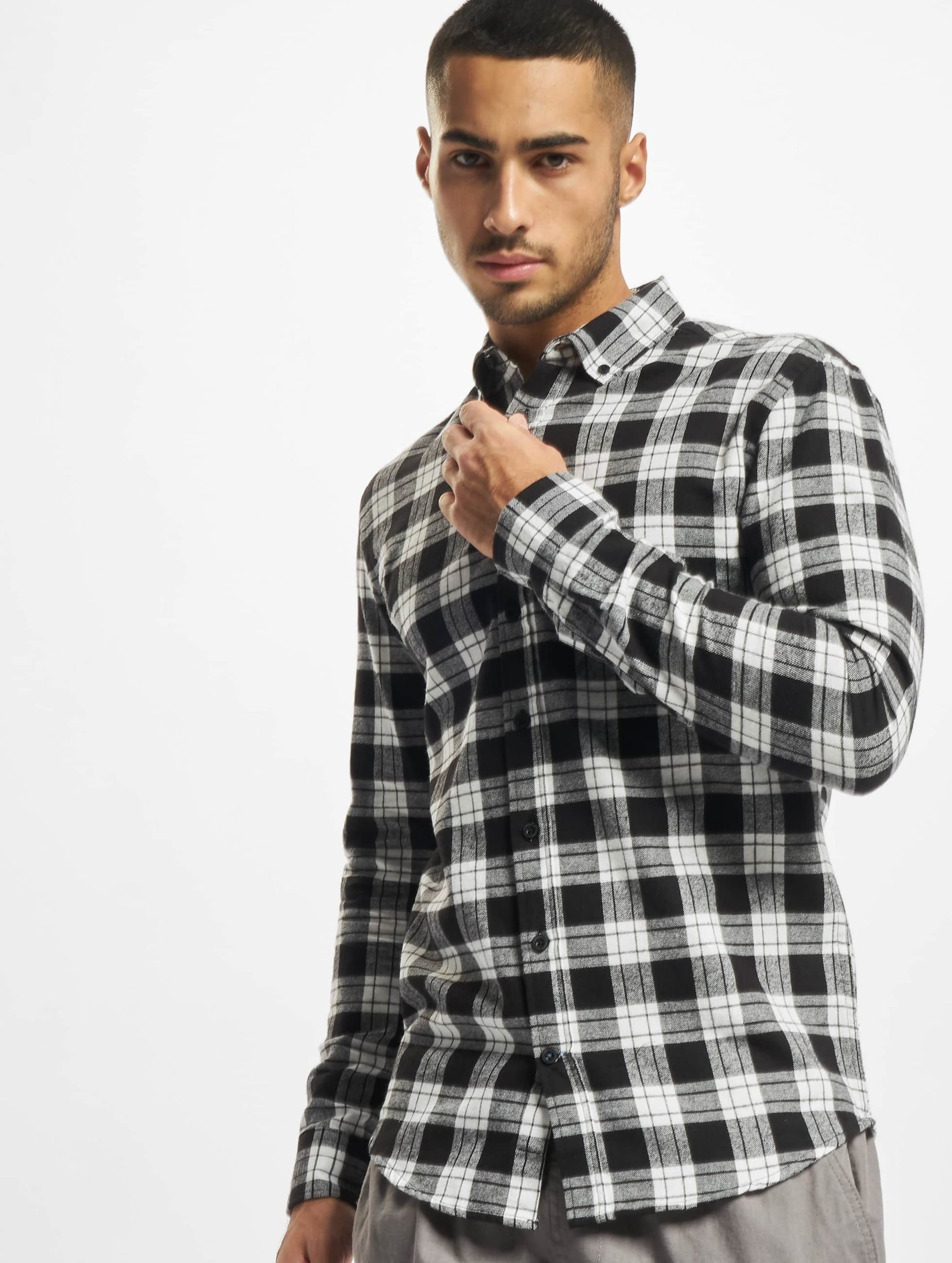 Denim Project Check Hemd