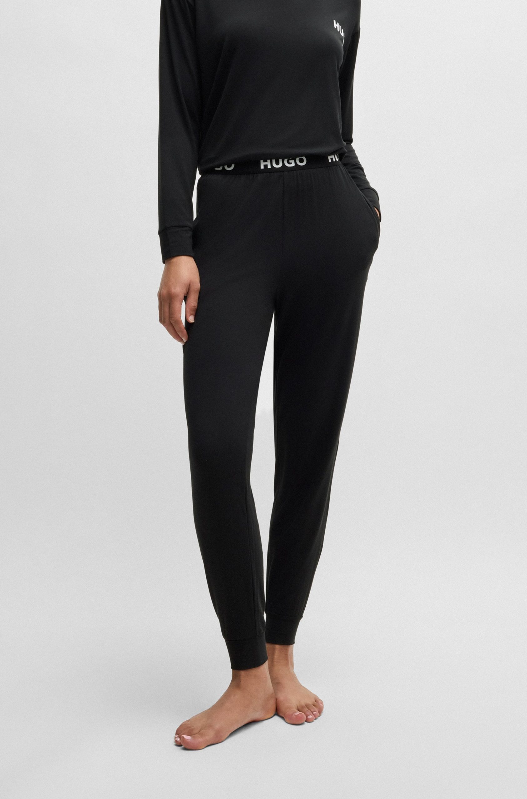 HUGO Underwear Schlafhose "UNITE PANTS", mit Hugo Logo-Elastikbund