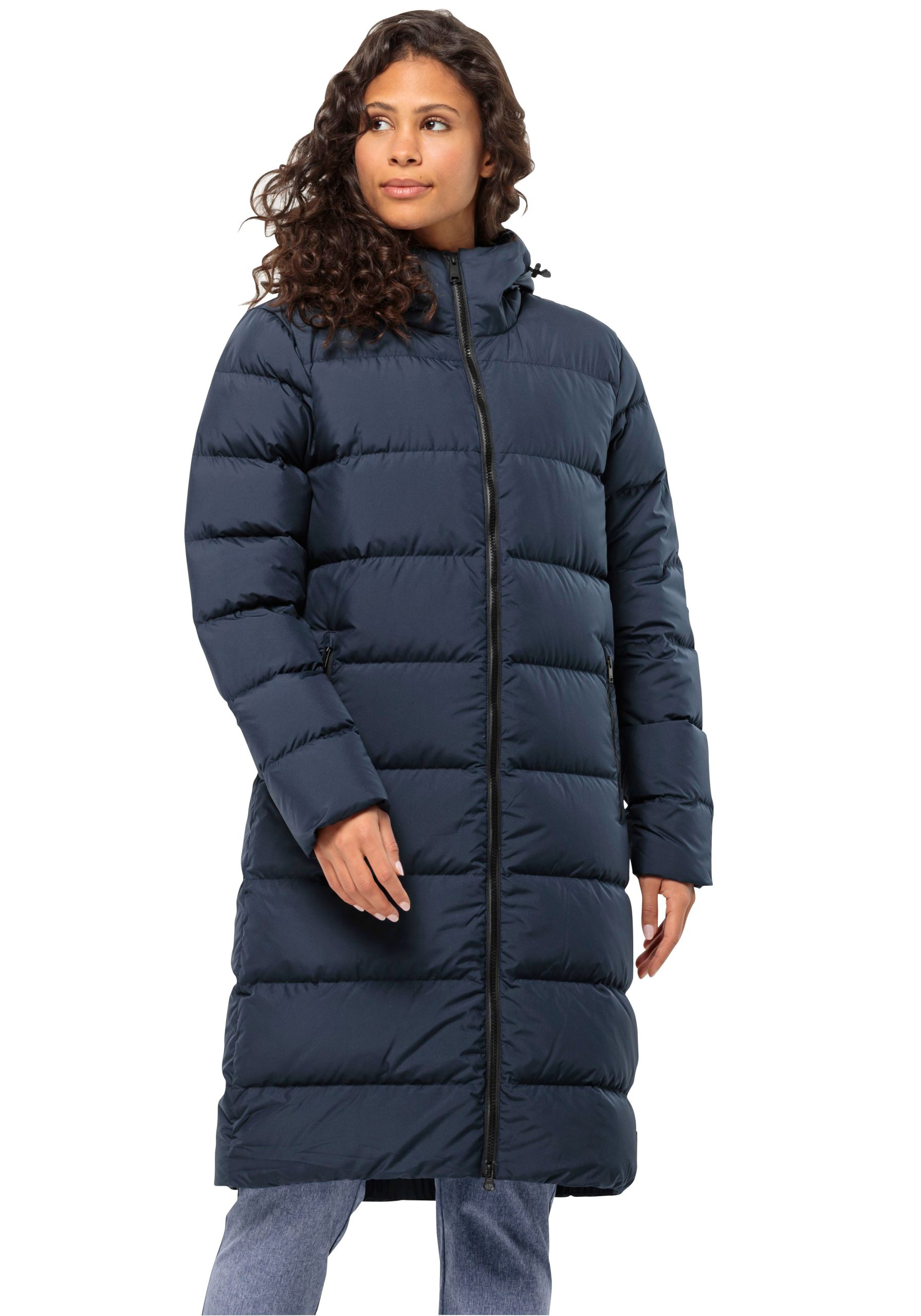 Jack Wolfskin Daunenmantel "FROZEN PALACE COAT W", mit Kapuze