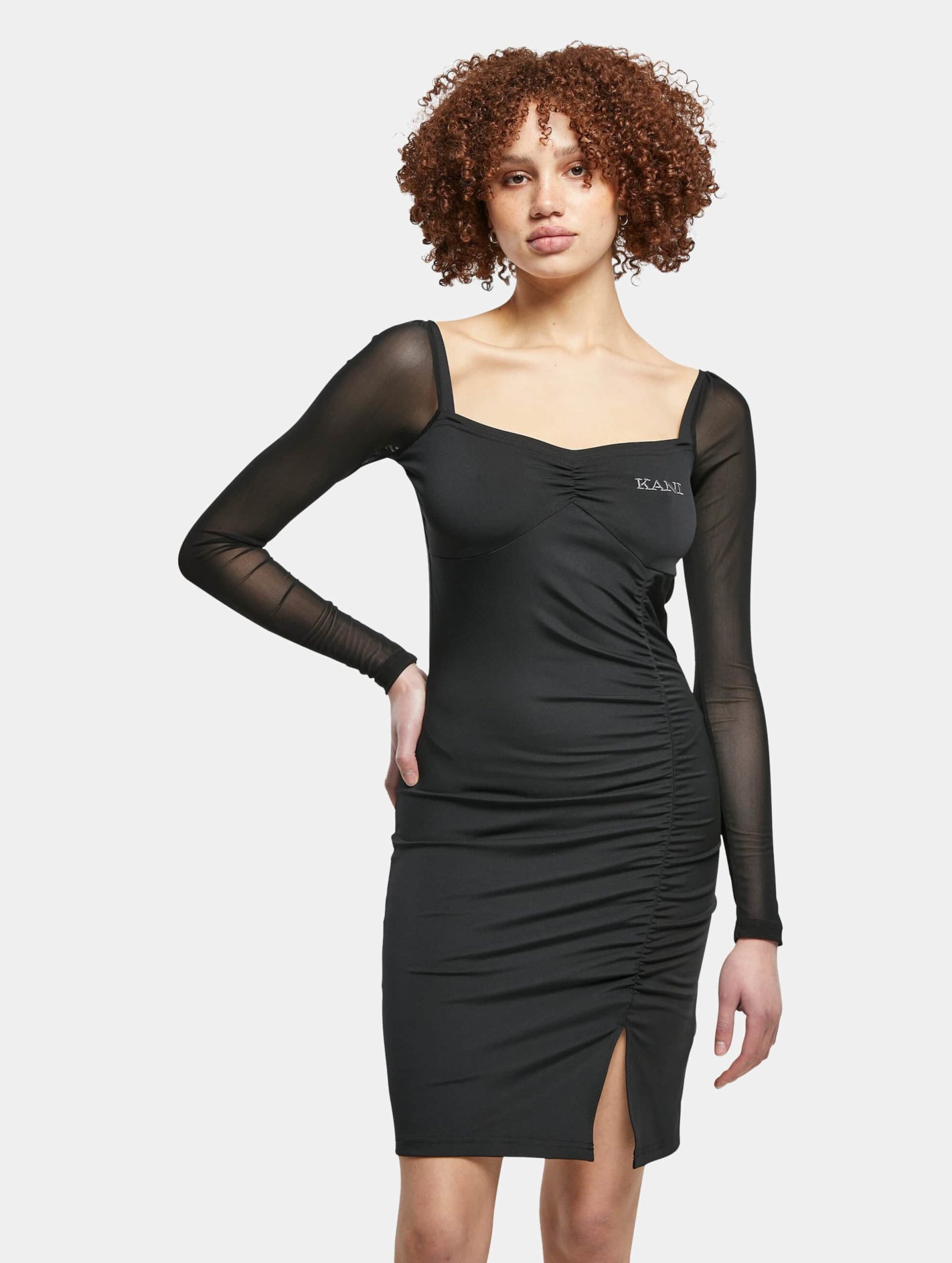 Karl Kani Small Retro Satin Long Kleid