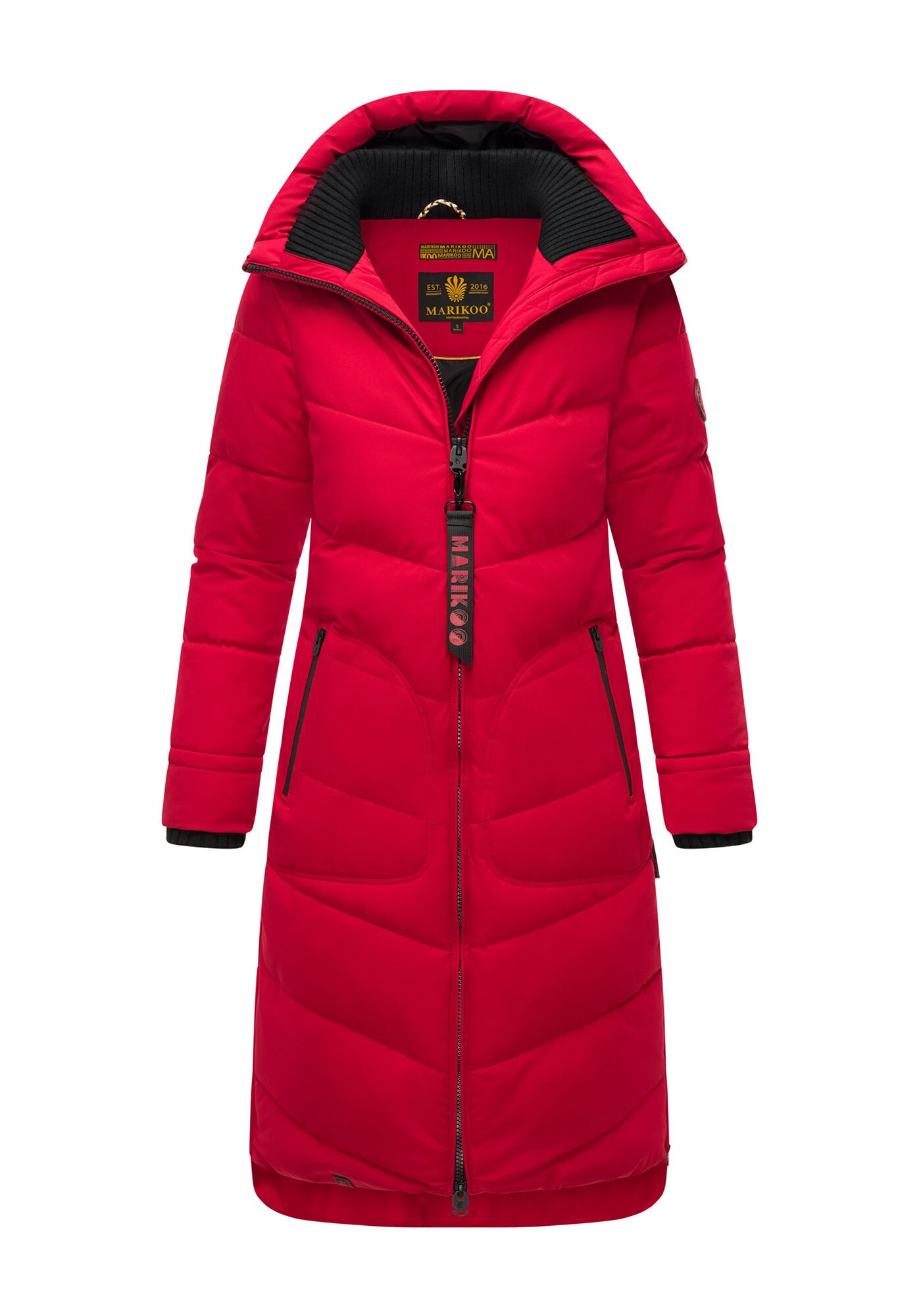 Marikoo Winterjacke "Benikoo", langer Winter Mantel gesteppt