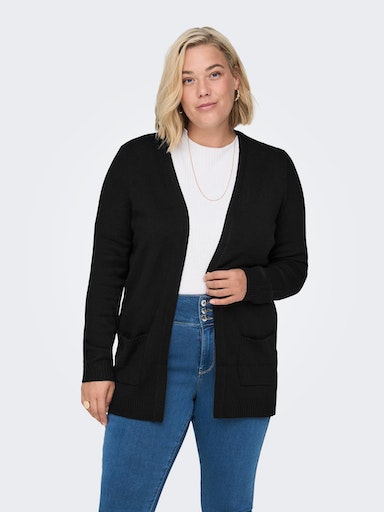ONLY CARMAKOMA Strickjacke "CARESLY L/S OPEN CARDIGAN NOOS KNT"