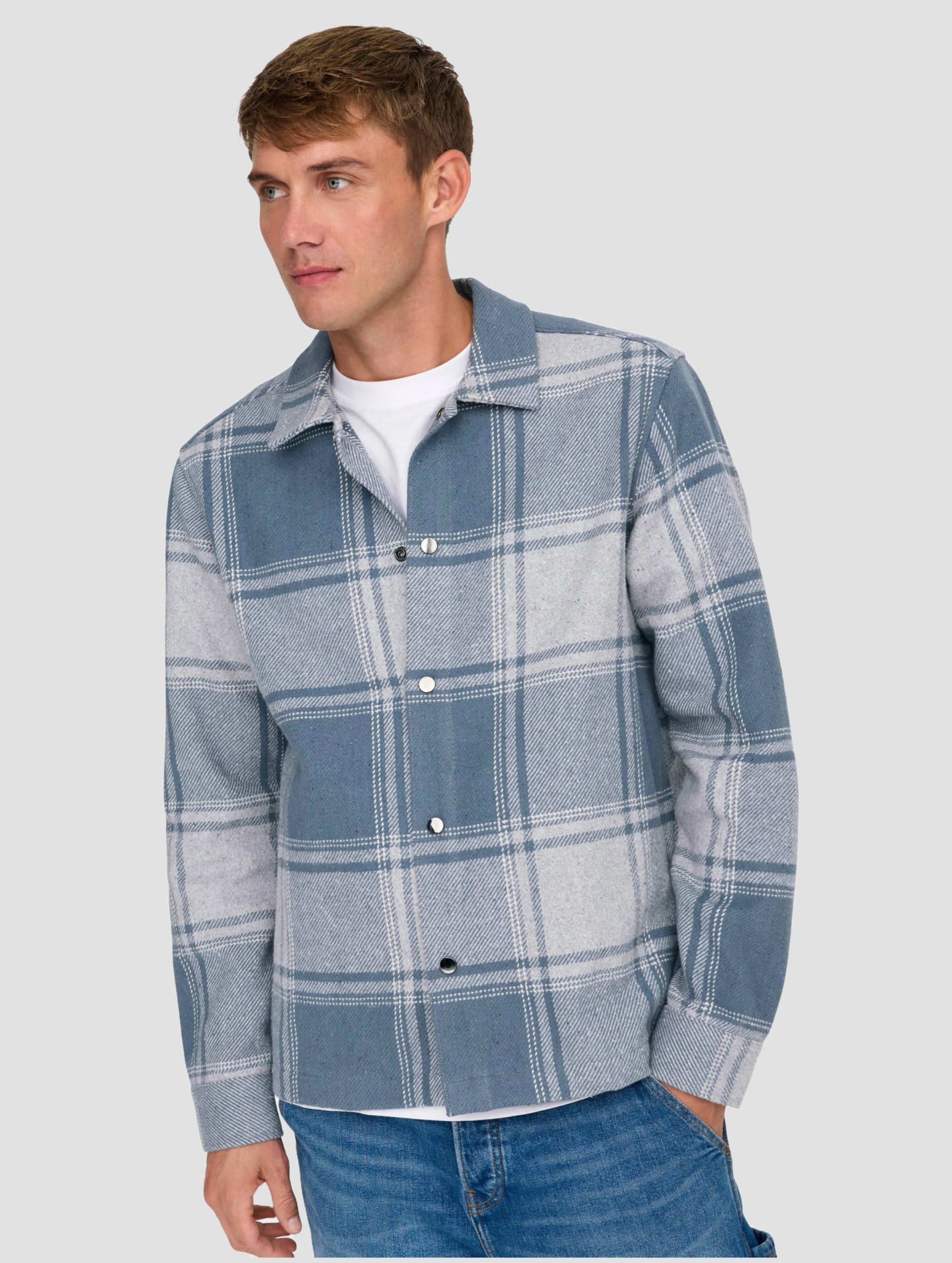 Only & Sons Mace Life Check Overshirt Hemd