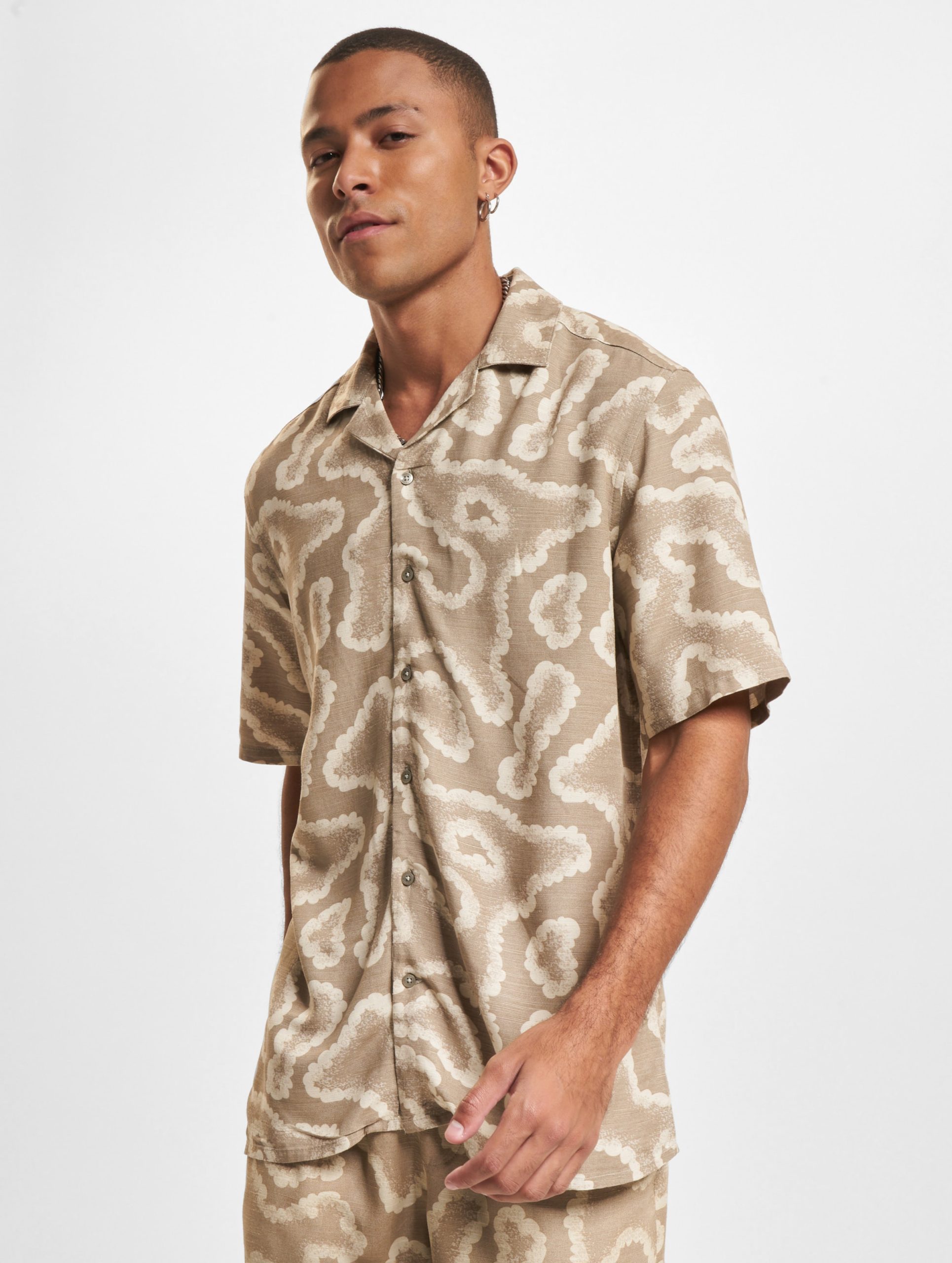 Only & Sons Noy Resort Abstract Hemd