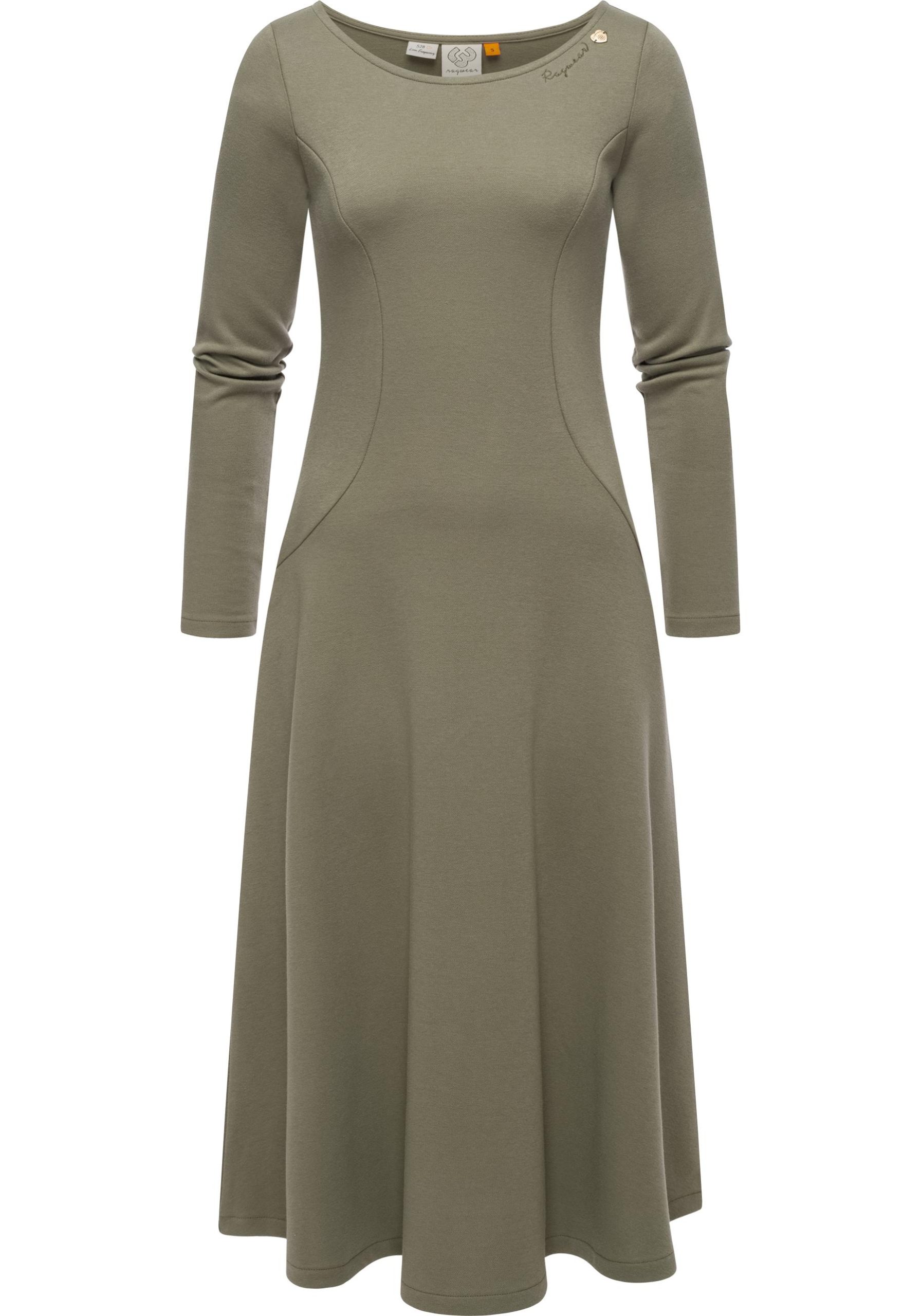 Ragwear A-Linien-Kleid "Appero Long", Stylisches Langarm-Kleid für den Winter
