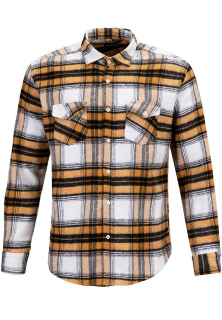 Reslad Langarmhemd Reslad Holzfällerhemd Hemd Herren kariert Vintage Karo-Hemd Flanellhem (3-tlg) Heavy Flanellhemd Karo Männer Hemden