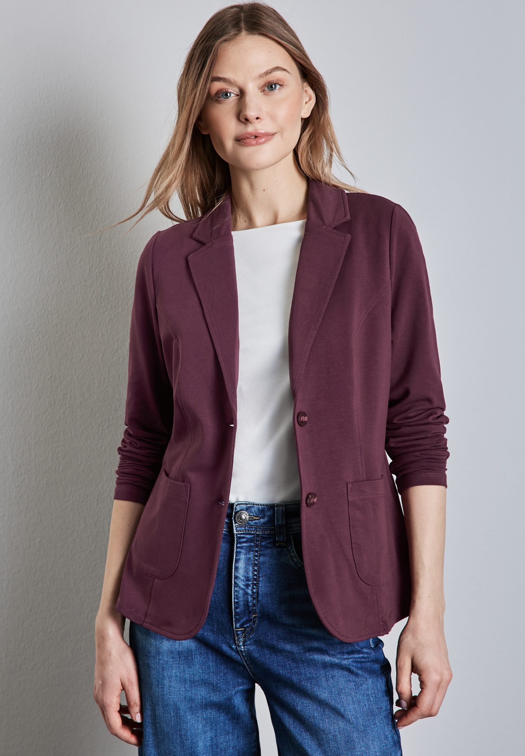 STREET ONE Sweatblazer, mit aufgenähten Taschen