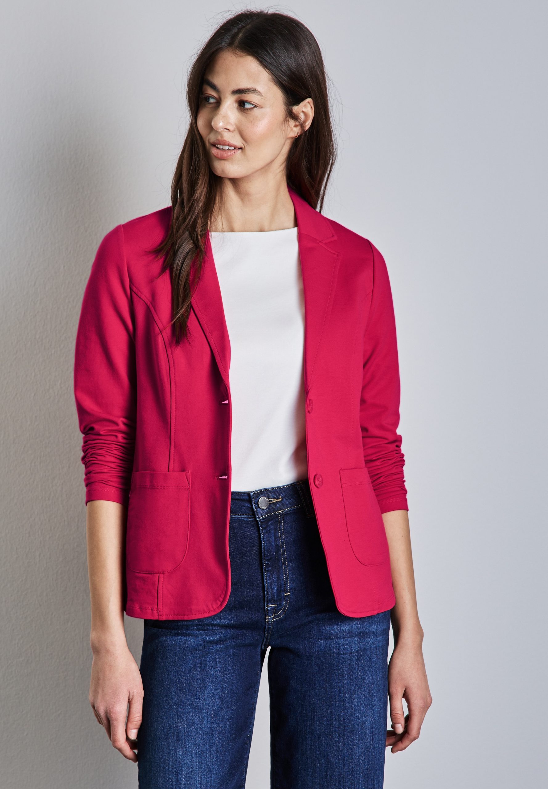 STREET ONE Sweatblazer, mit aufgenähten Taschen