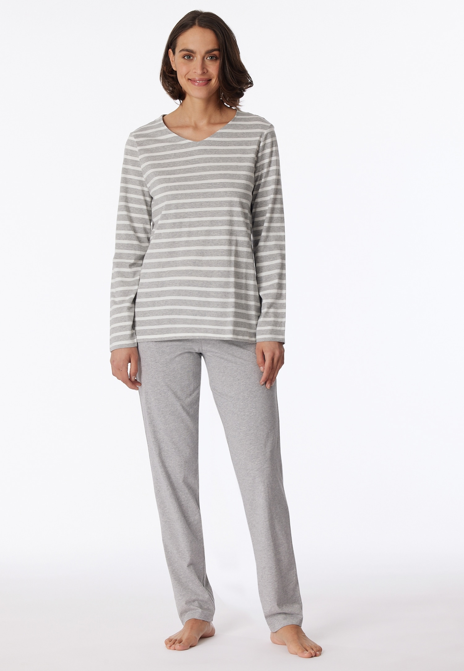 Schiesser Pyjama ""Casual Essentials"", (2 tlg.), mit lässigem Design