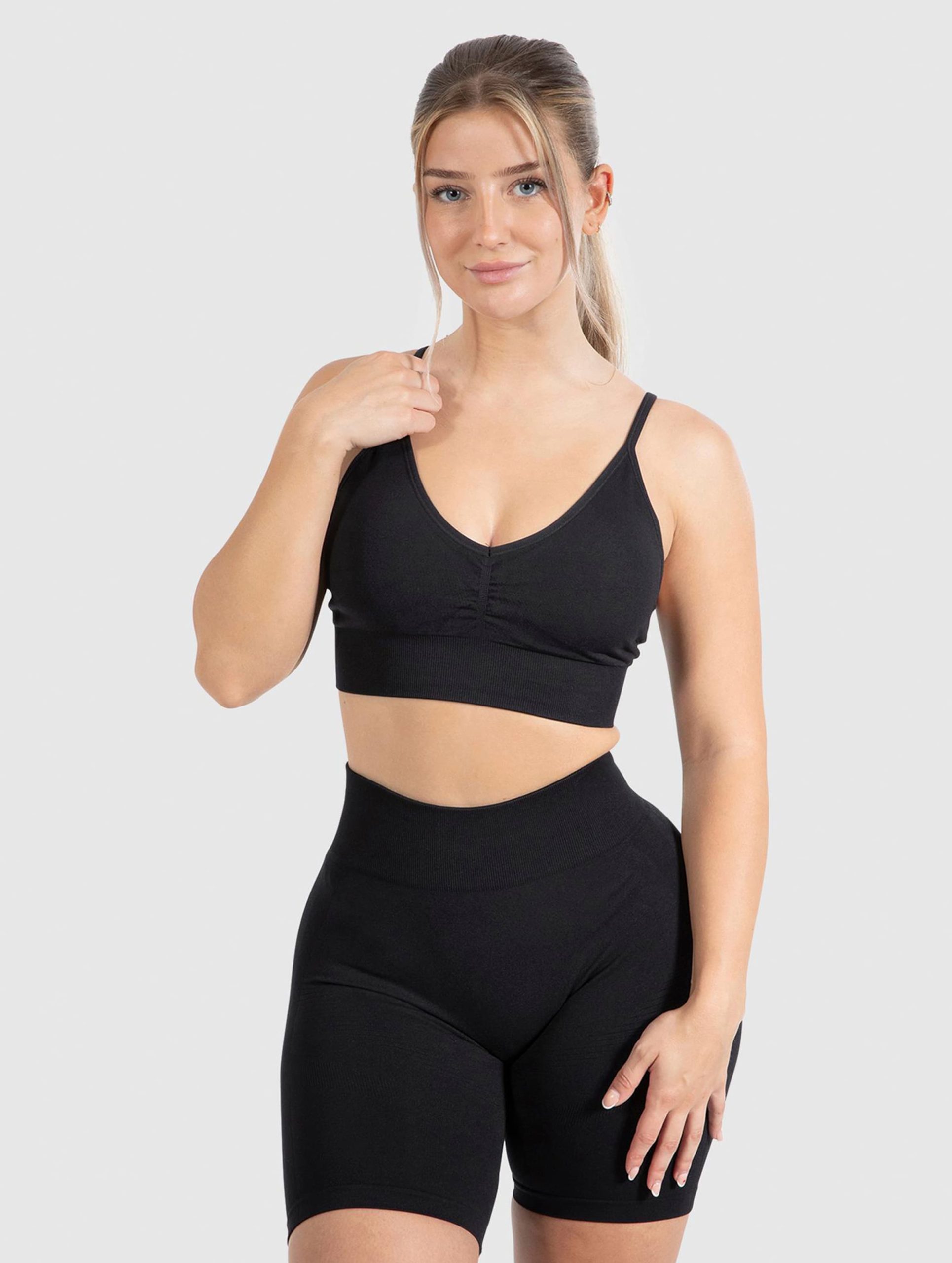 Smilodox Sport BH Maria Solid Scrunch Unterwäsche