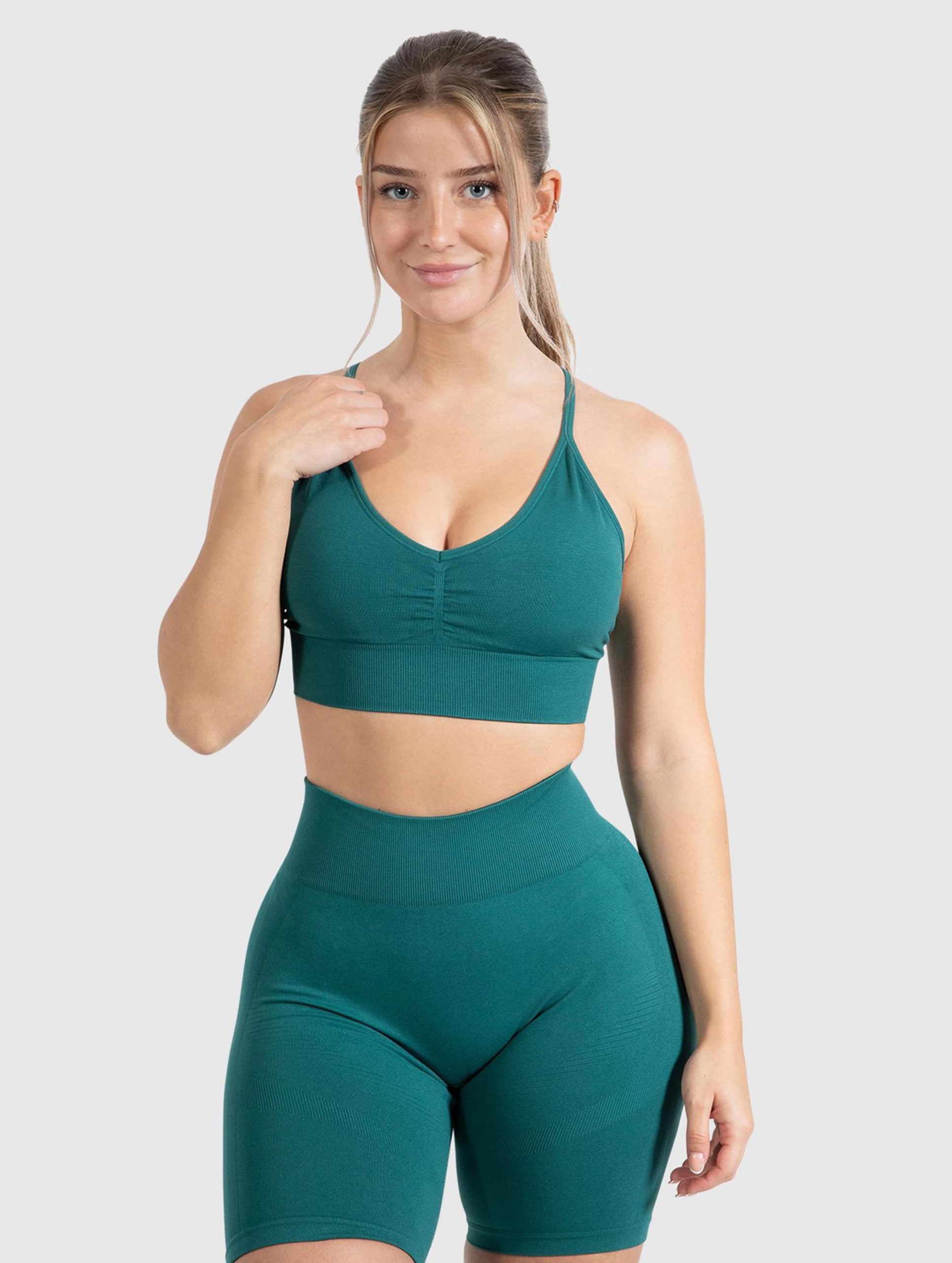 Smilodox Sport BH Maria Solid Scrunch Unterwäsche