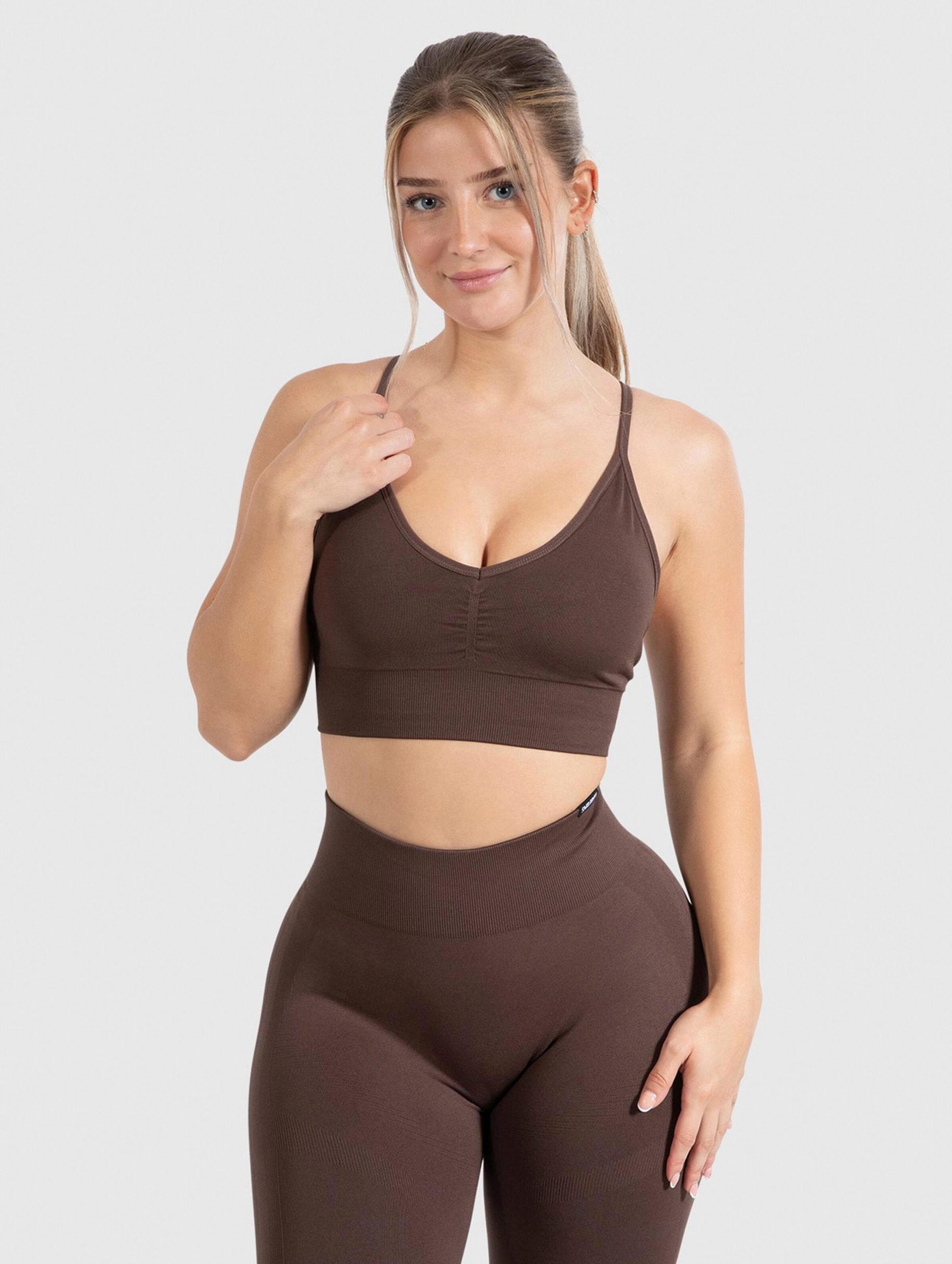 Smilodox Sport BH Maria Solid Scrunch Unterwäsche