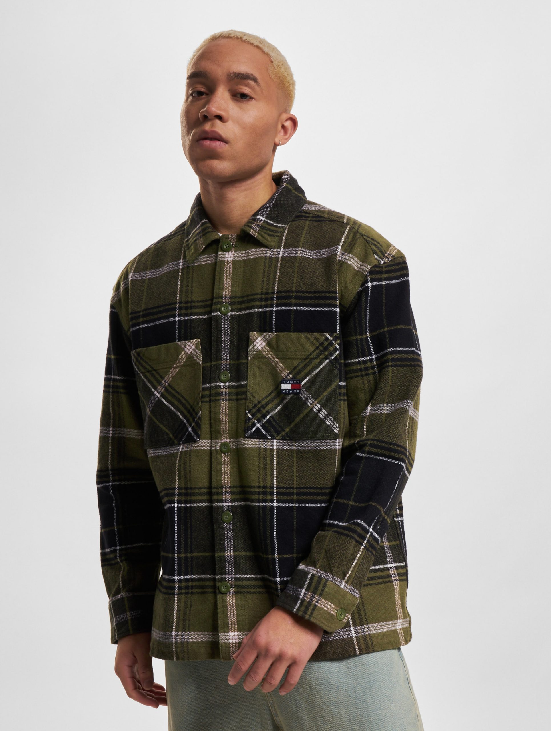 Tommy Jeans Brushed Check Overshirt Hemd