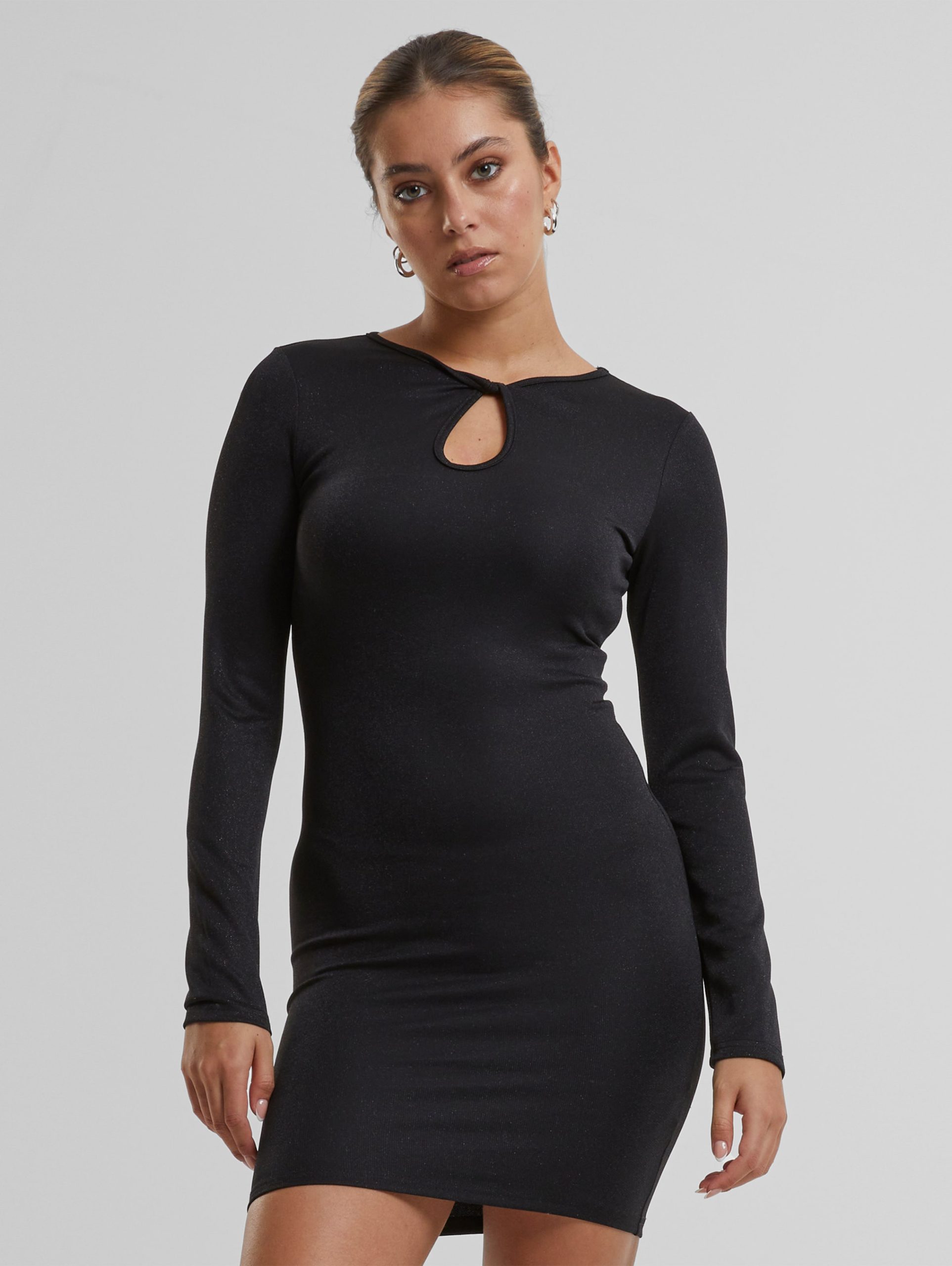 Urban Classics Glitter Longsleeve Kleid