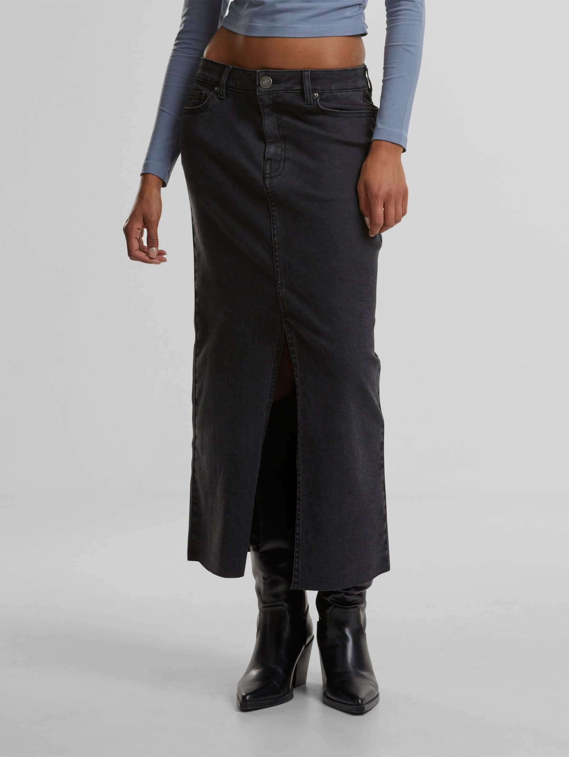 Urban Classics High Slit Denim Rock