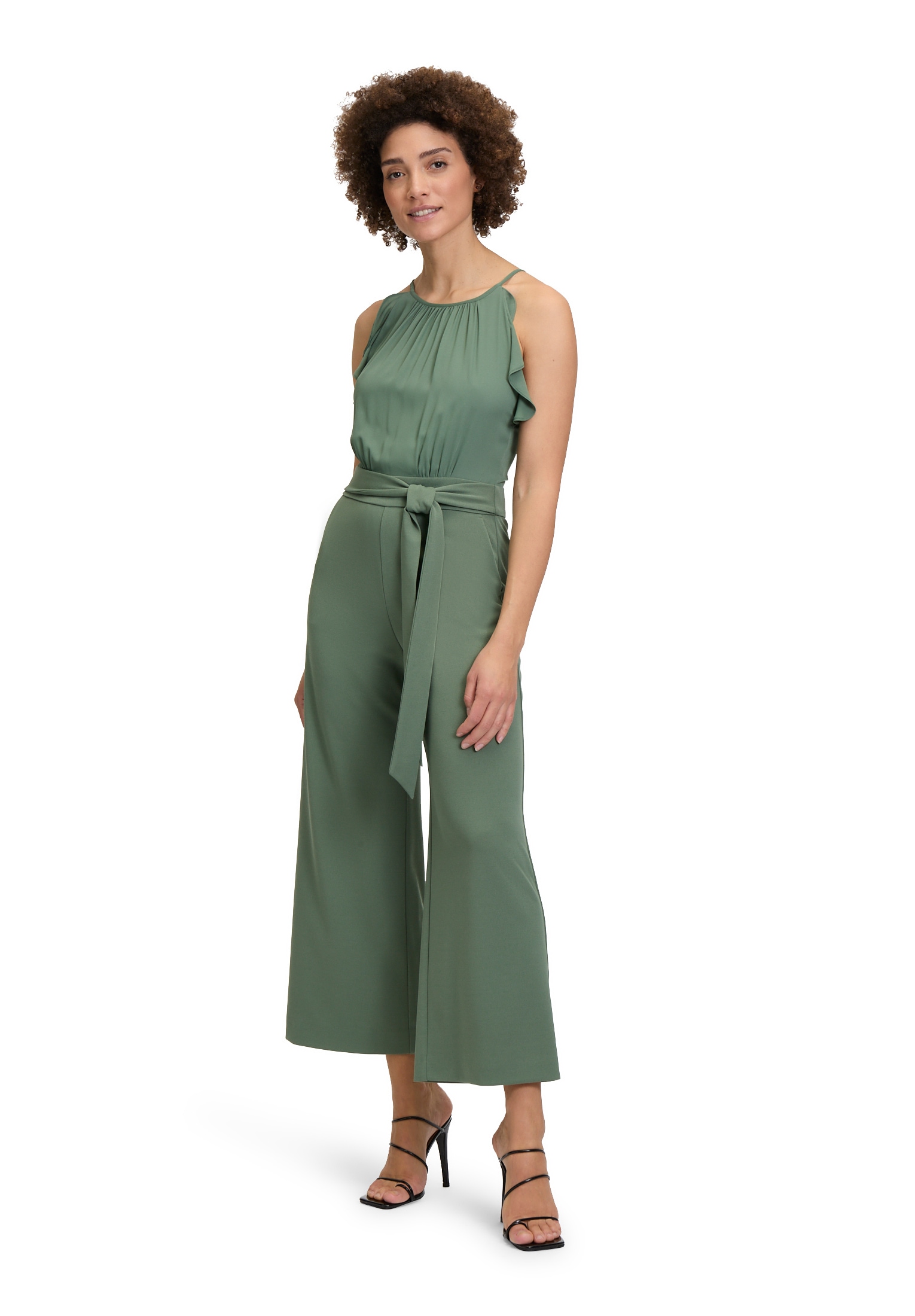 Vera Mont Overall "Vera Mont Jumpsuit mit Volant", (1 tlg.), Bindeband