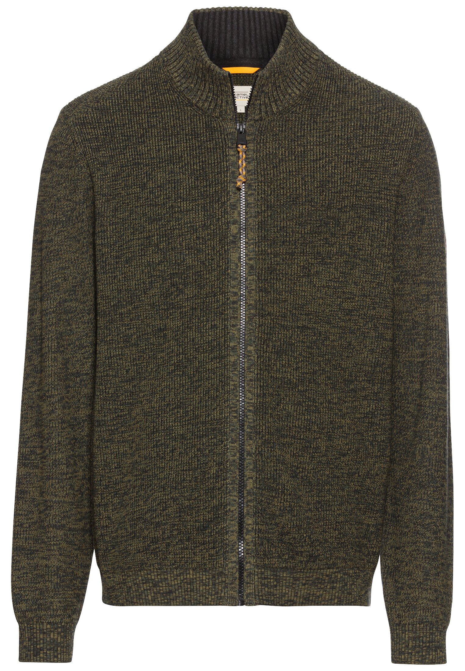 camel active Strickjacke, mit Stehkragen