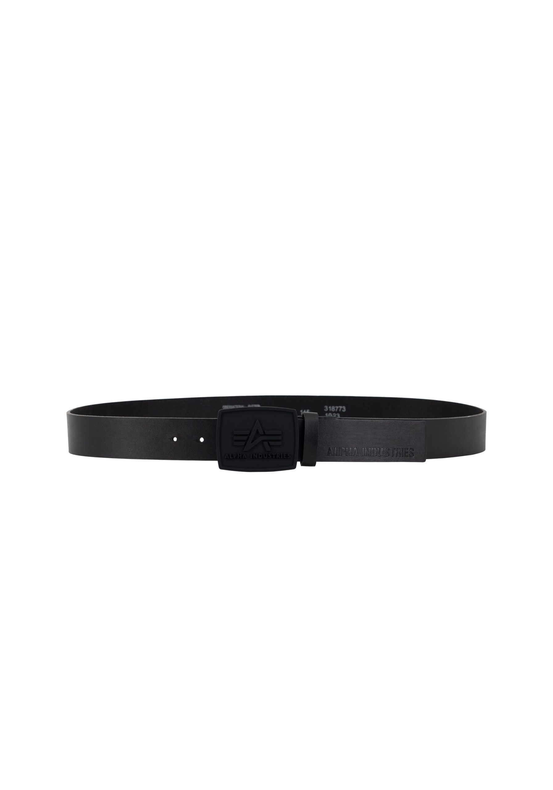 Alpha Industries Ledergürtel "Alpha Industries Accessoires - Belts All Black Belt"