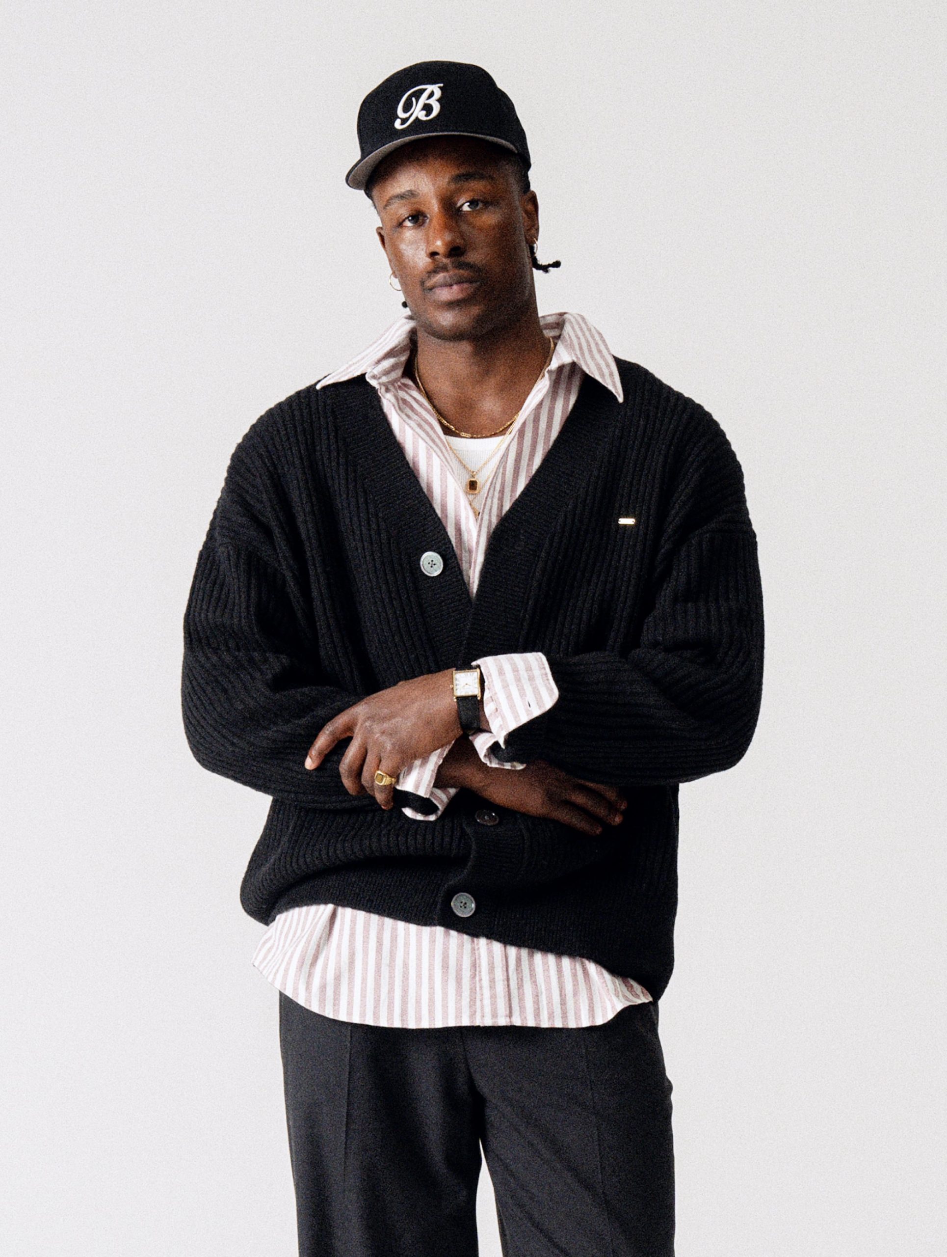 BLKVIS Logo Strickjacke