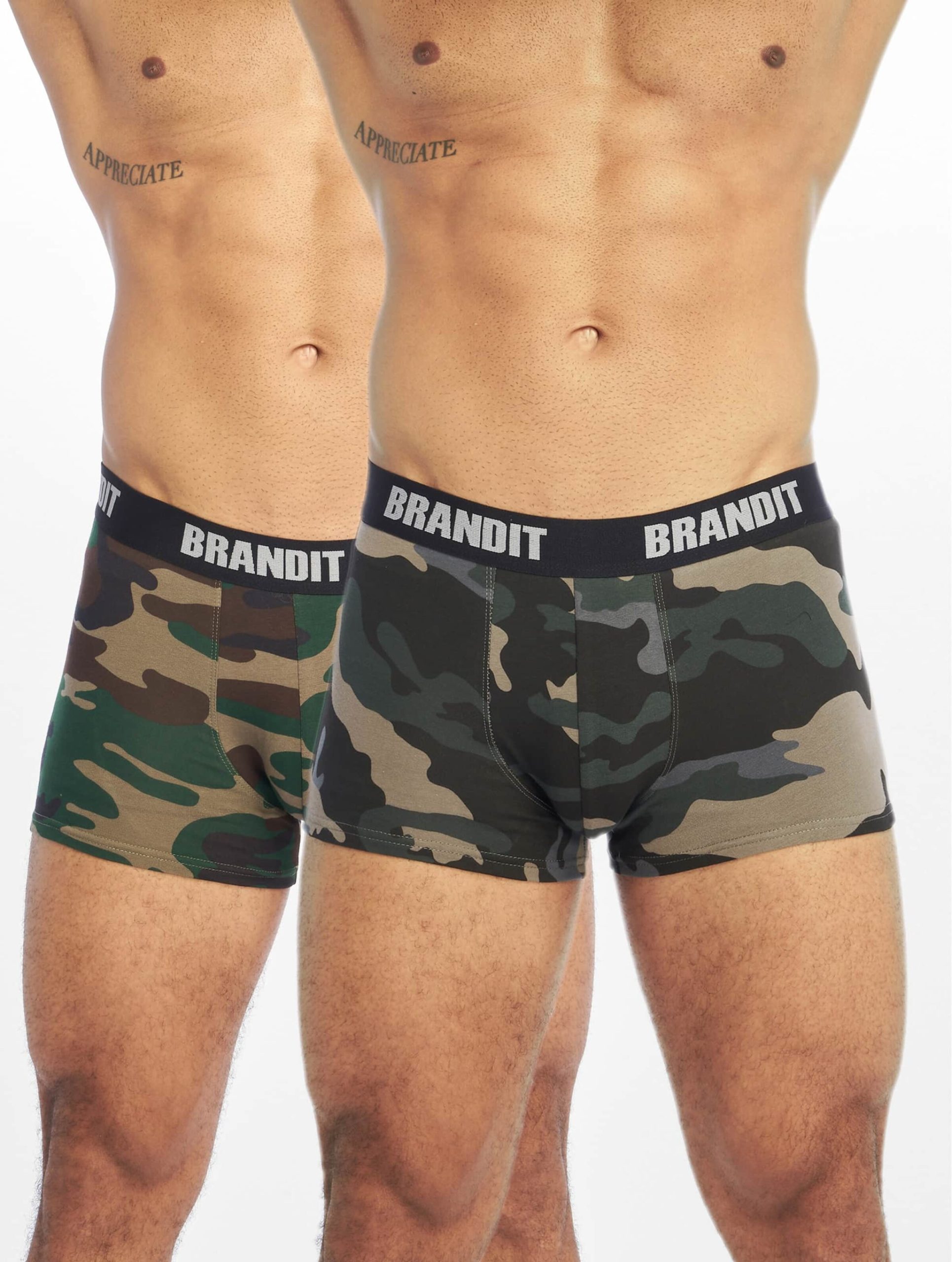 Brandit 2er Logo Boxershorts