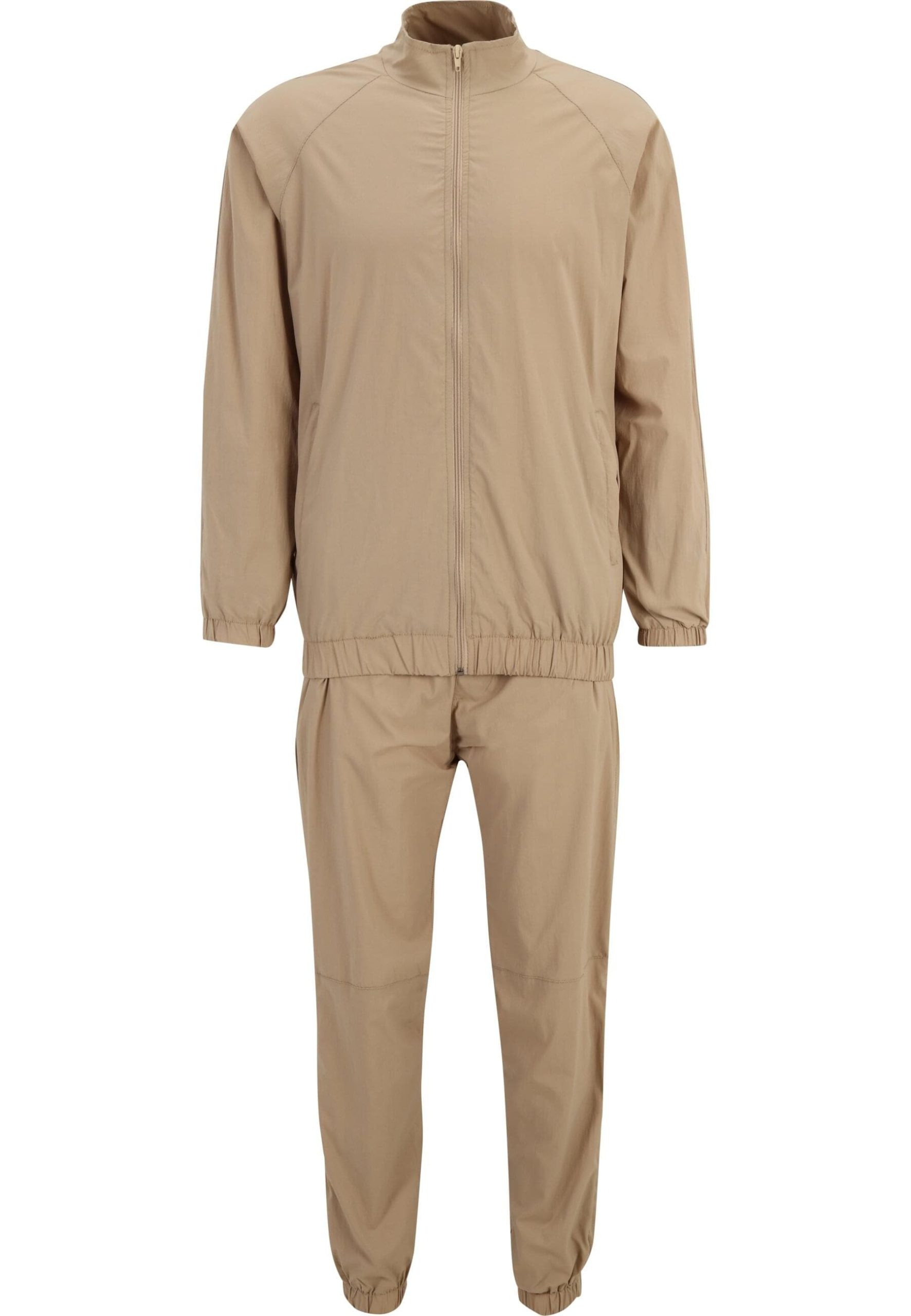 DEF Trainingsanzug "DEF Herren DEF Elastic plain track suit", (2 tlg.)