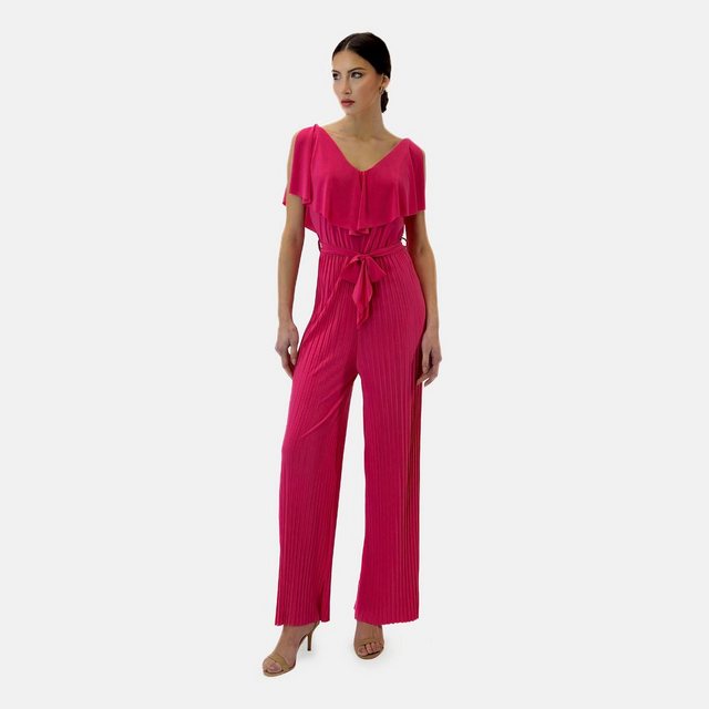 Elara Jumpsuit Elara Damen Jumpsuit V-Schnitt (1-tlg)
