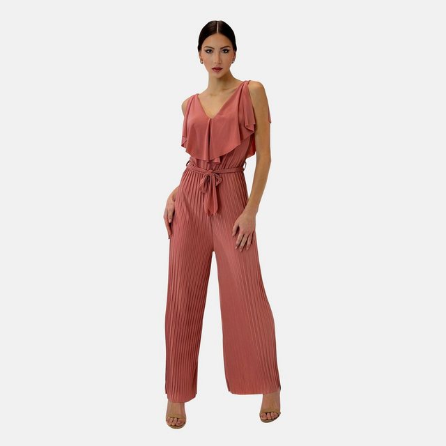 Elara Jumpsuit Elara Damen Jumpsuit V-Schnitt (1-tlg)