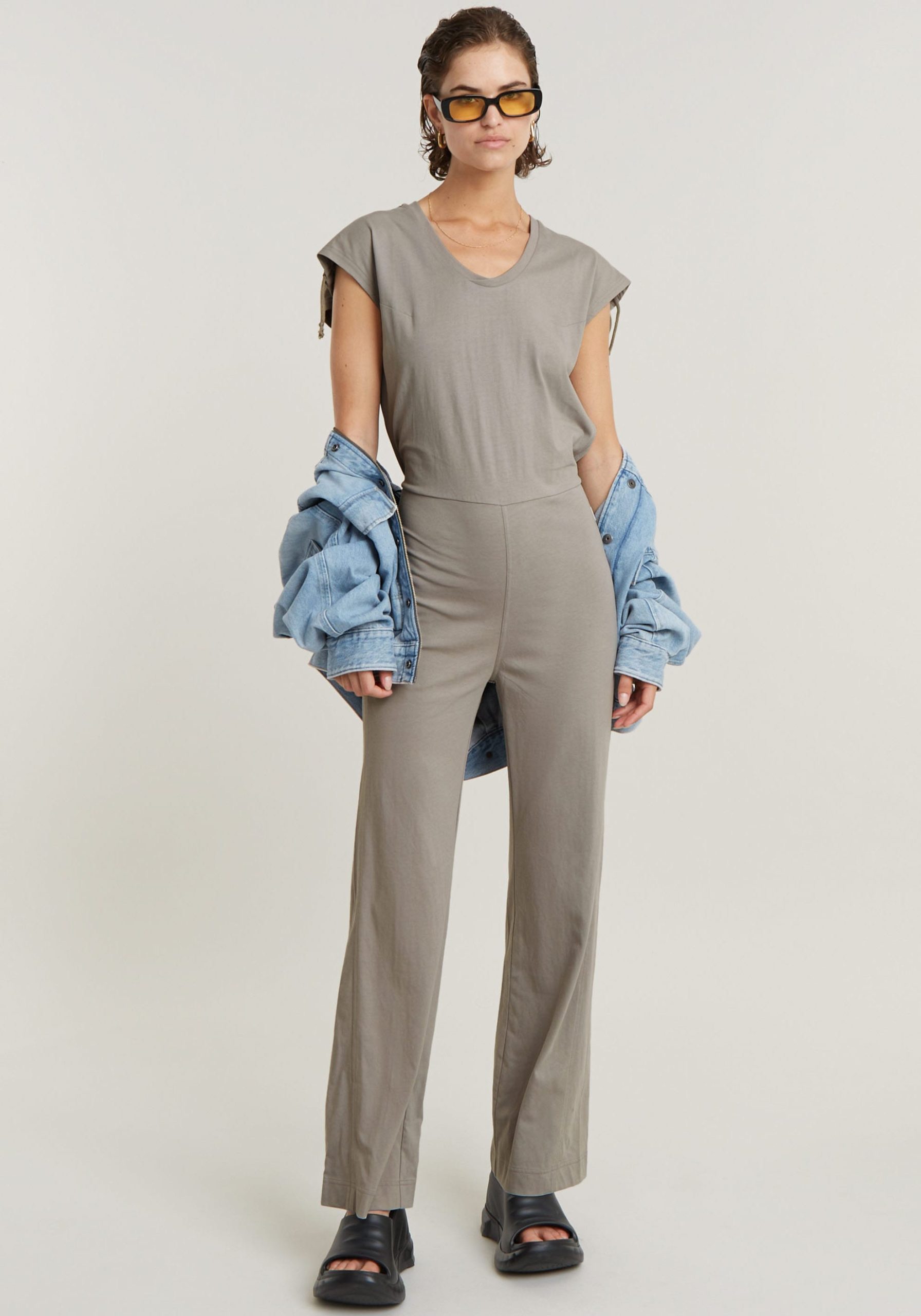 G-STAR Jumpsuit "Riveted flared jumpsuit sl wmn"