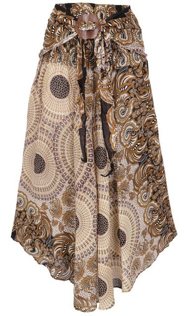 Guru-Shop Minirock Boho Sommerrock, Maxirock Hippie chic -.. alternative Bekleidung