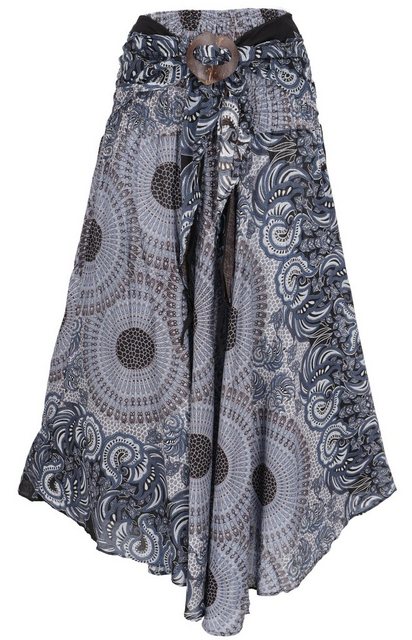 Guru-Shop Minirock Boho Sommerrock, Maxirock Hippie chic -.. alternative Bekleidung