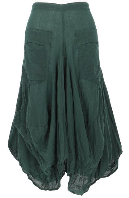 Guru-Shop Minirock Natürlicher Maxirock, Boho Rock, langer Rock -.. alternative Bekleidung