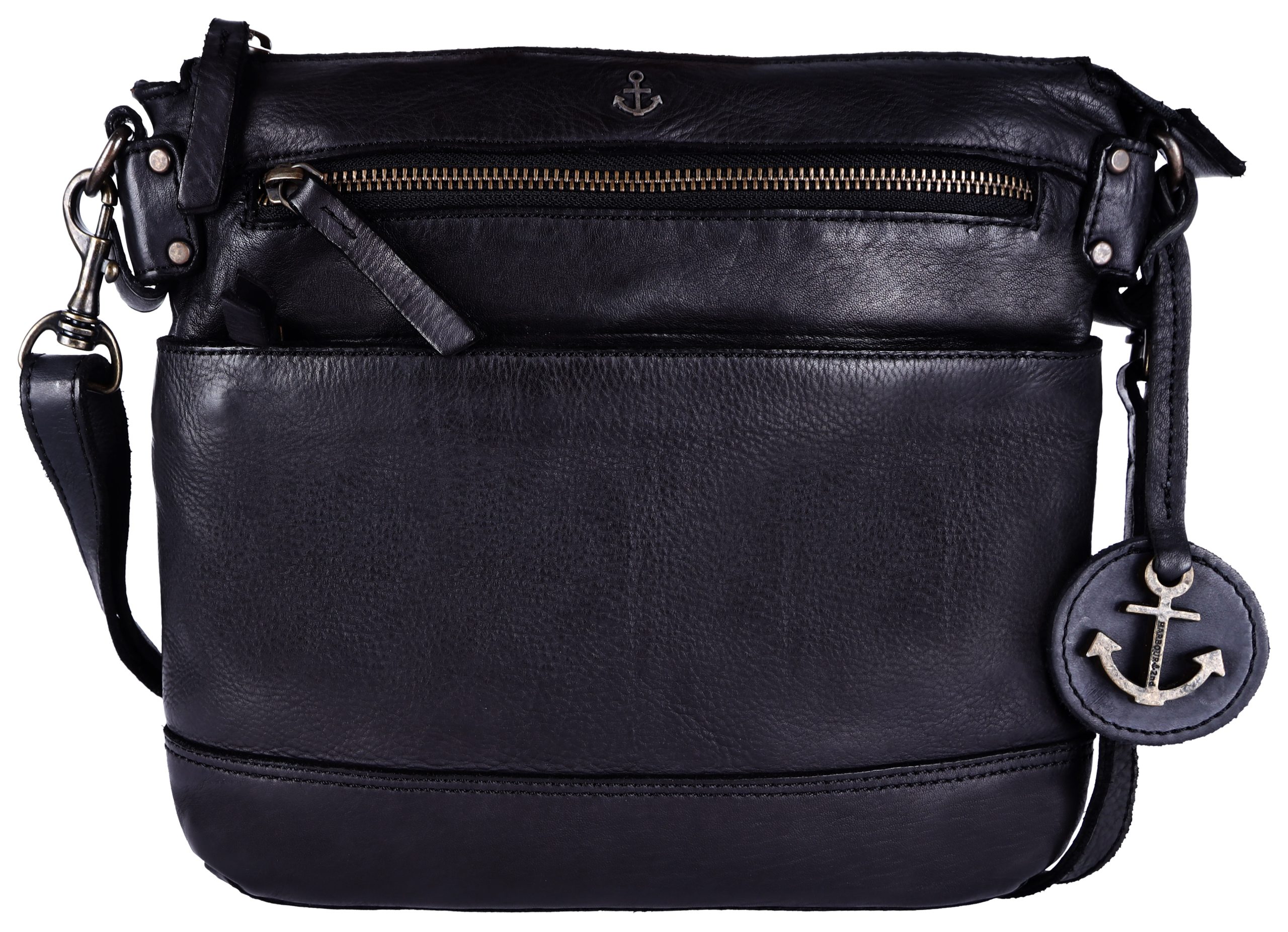 HARBOUR 2nd Handtasche "Isalie2", Umhängetasche Tasche Damen mit Anker Anhänger