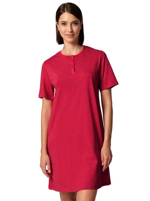 HUBER Nachthemd Damen Sleepshirt kurzarm Casual at Home (Stück, 1-tlg) -