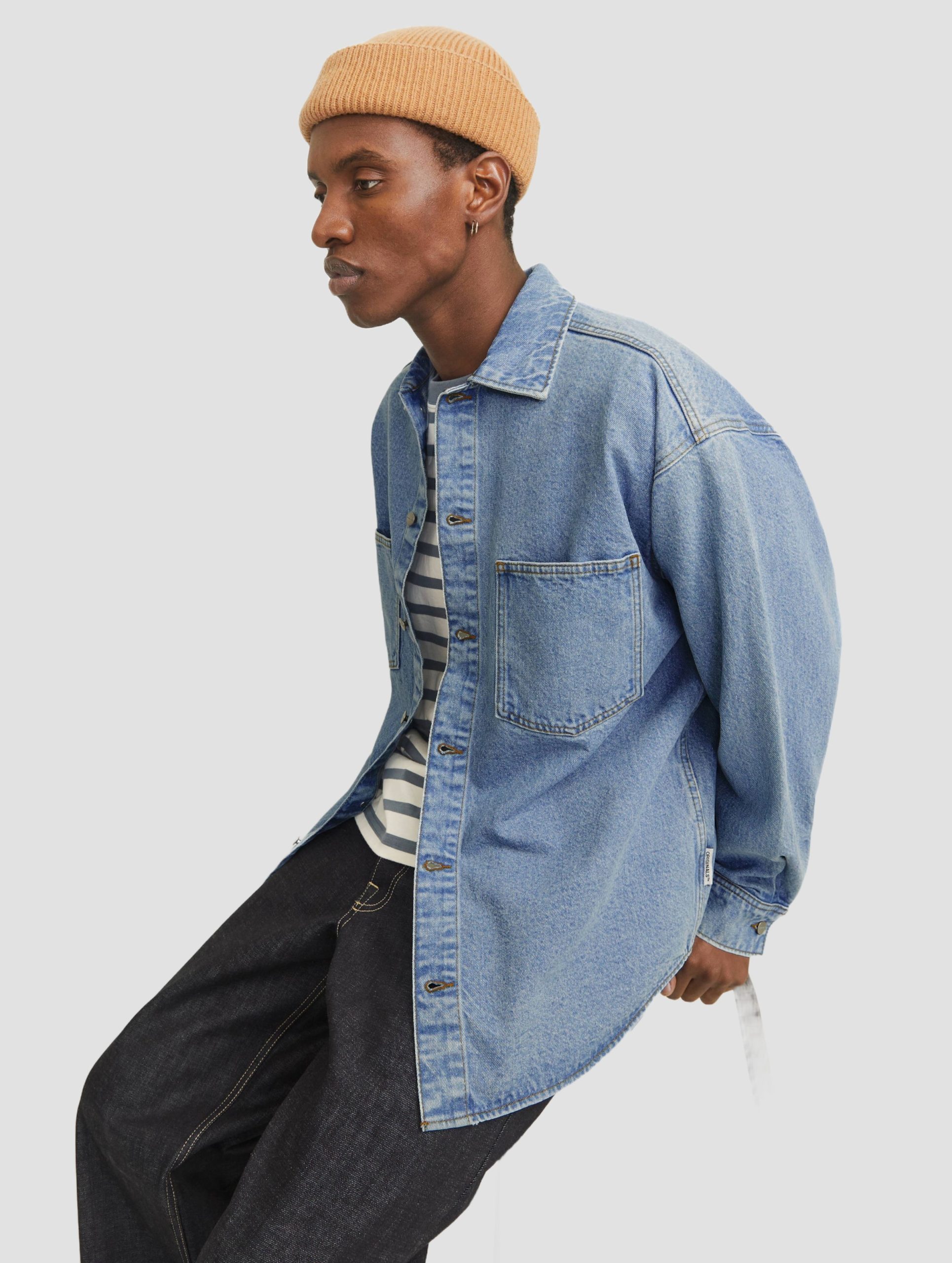 Jack & Jones Henry Denim Overshirt Hemd