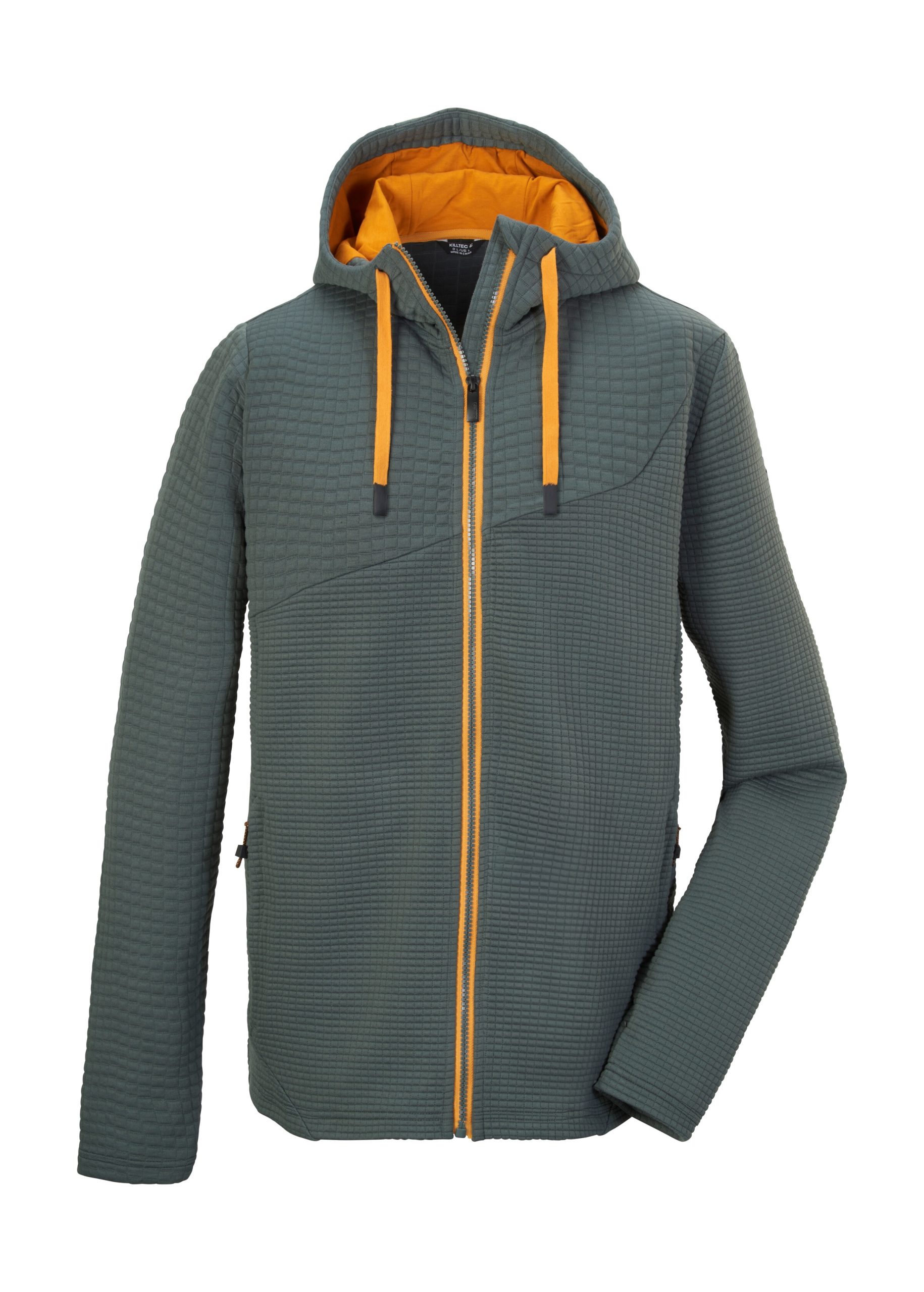 Killtec Strickjacke "KOS 123 MN FLX JCKT", Herren Powerstretchjacke mit Kapuze, hoher Tragekomfort