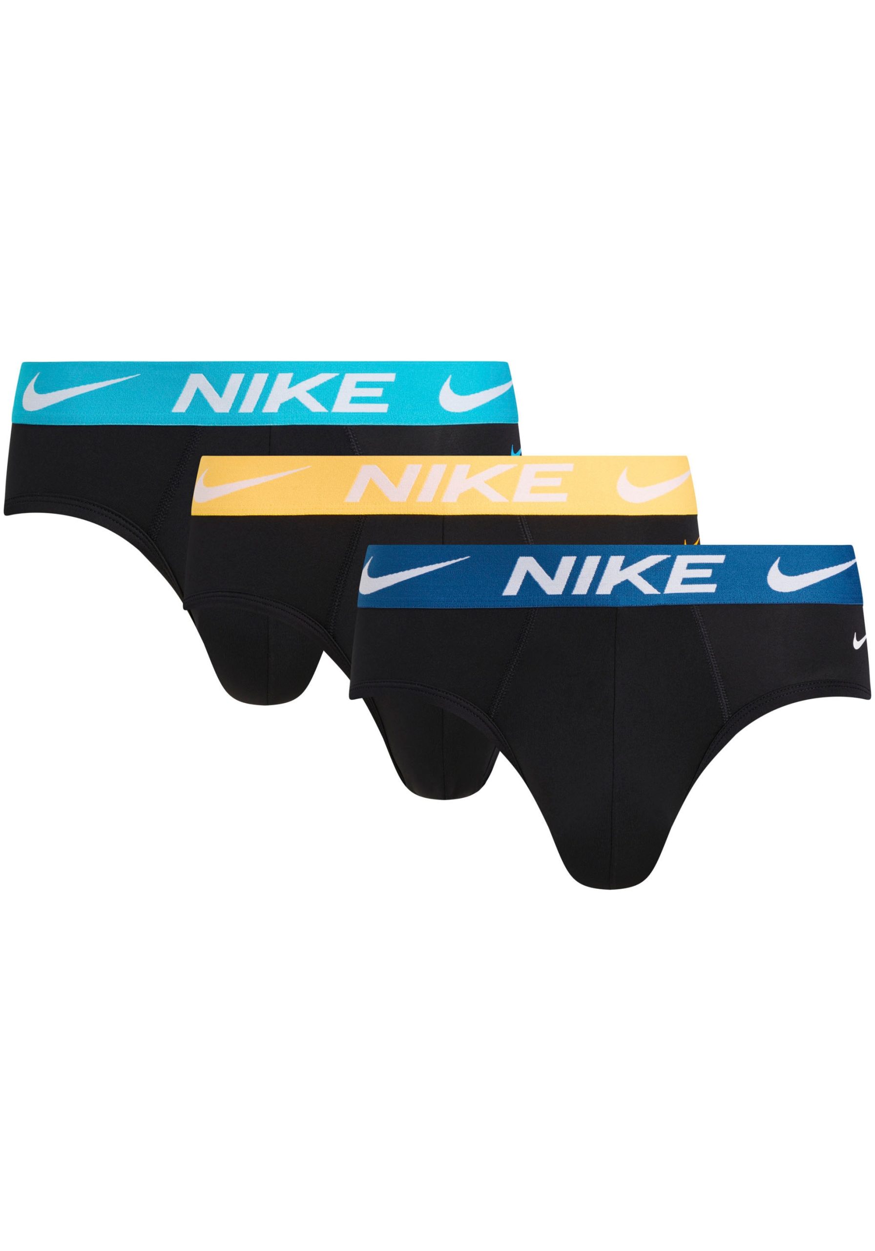 NIKE Underwear Hipster "HIP BRIEF 3PK", (Packung, 3 St., 3er), mit NIKE Logo-Elastikbund