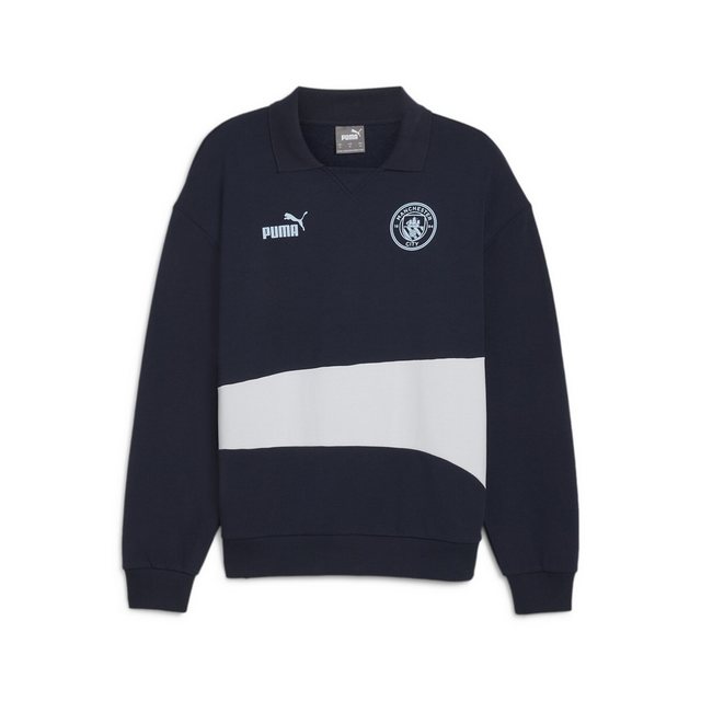 PUMA Sweatshirt Manchester City ftblCULTURE+ Sweat Drill Oberteil Herren
