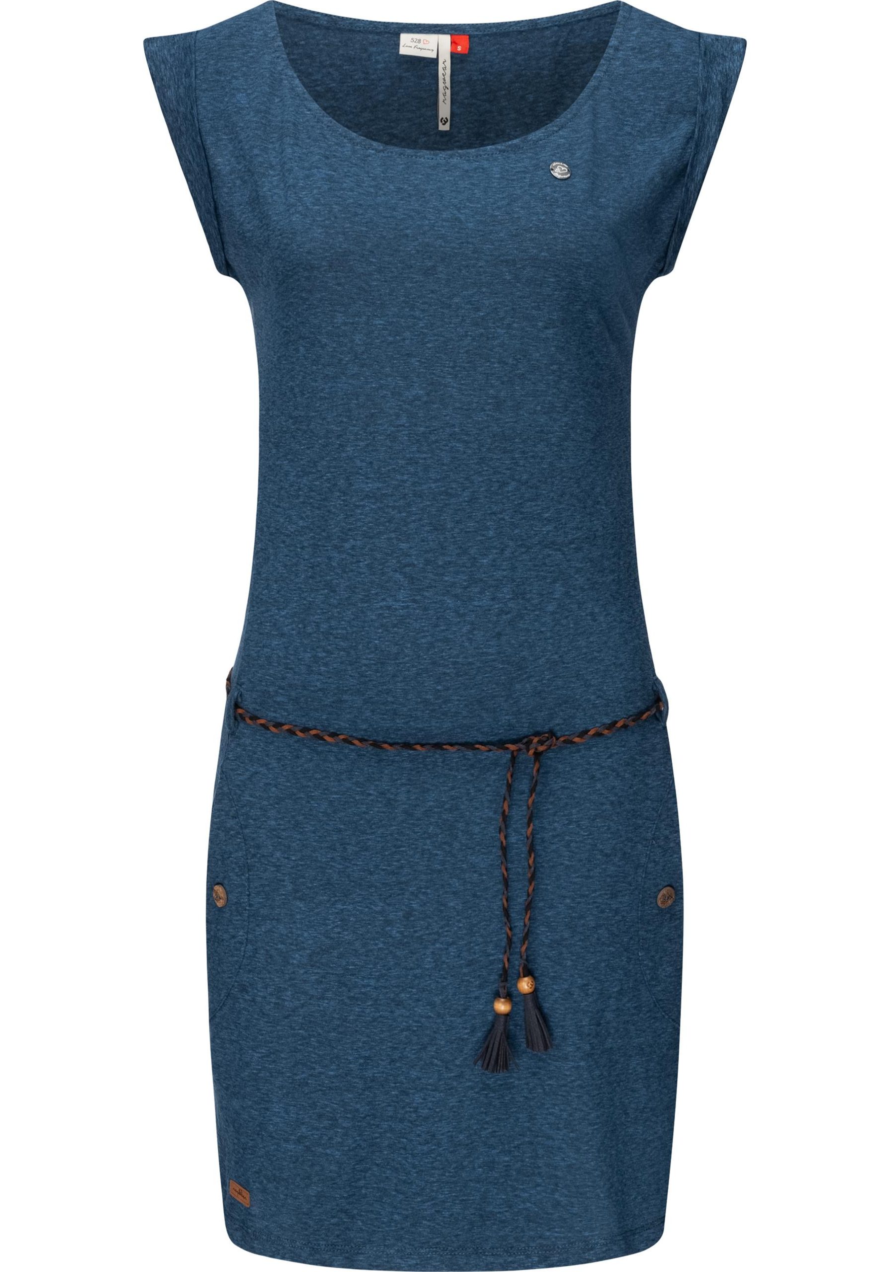 Ragwear Shirtkleid "Tag", leichtes Jersey-Kleid in melierter Optik