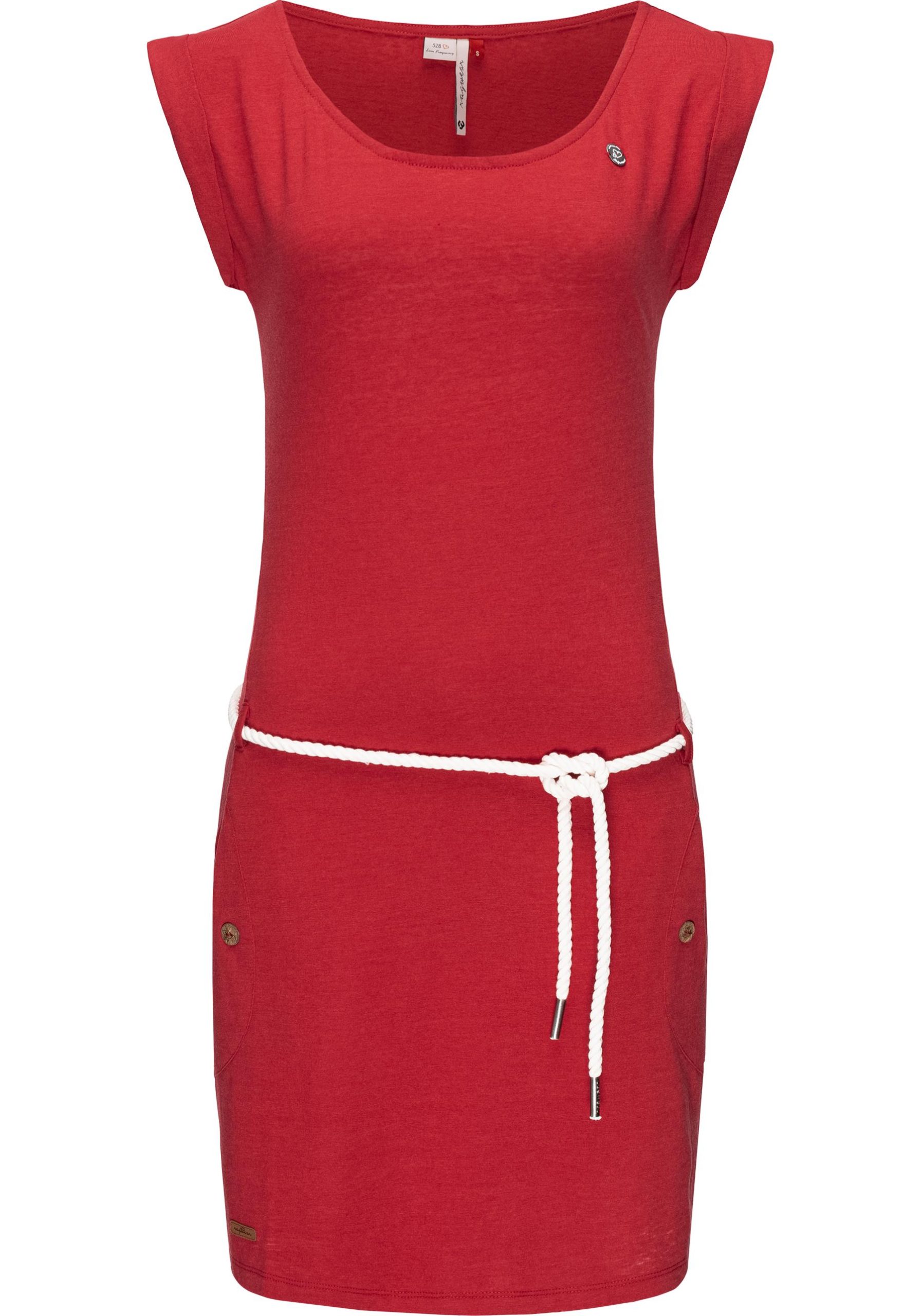 Ragwear Shirtkleid "Tag", leichtes Jersey-Kleid in melierter Optik