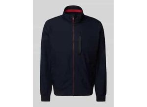 Regular Fit Outdoor-Jacke mit Stehkragen und Kontrast-Details