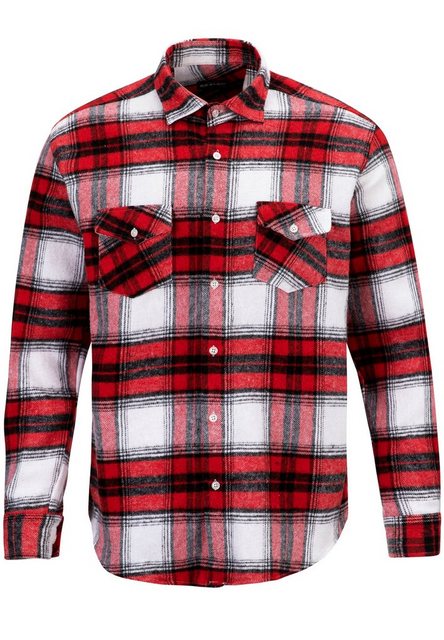 Reslad Langarmhemd Reslad Holzfällerhemd Hemd Herren kariert Vintage Karo-Hemd Flanellhem (3-tlg) Heavy Flanellhemd Karo Männer Hemden