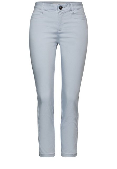 STREET ONE Stoffhose - Chino Hose Casual Fit - Basic Stoffhose - 7/8-Satinhose