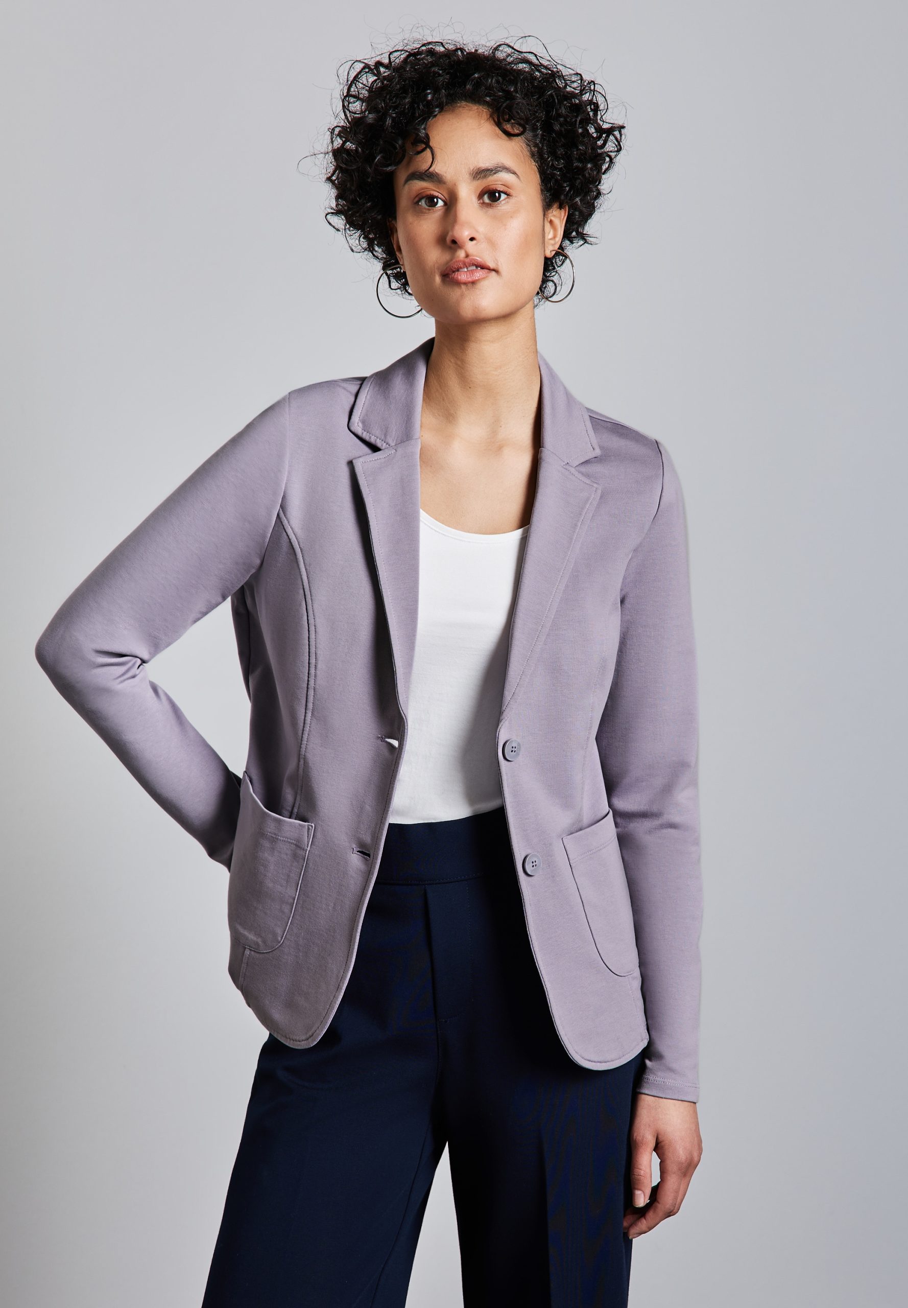 STREET ONE Sweatblazer, mit aufgenähten Taschen