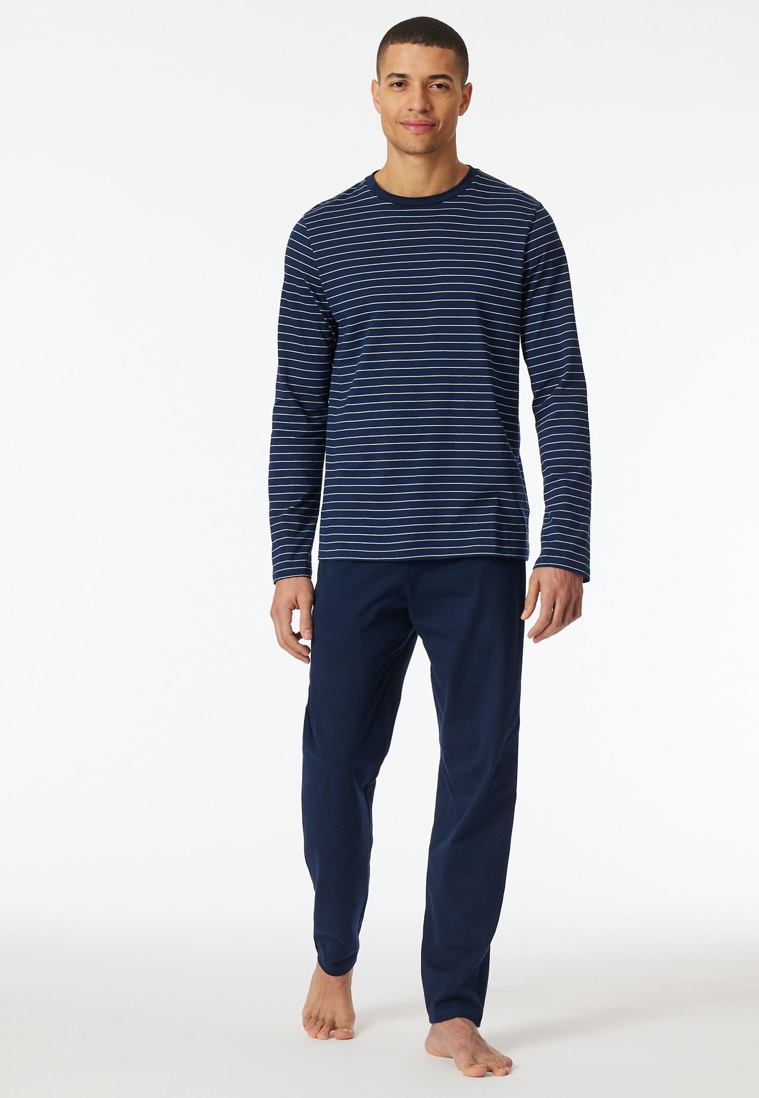 Schiesser Schlafanzug ""Casual Essentials"", (2 tlg.), mit Streifen