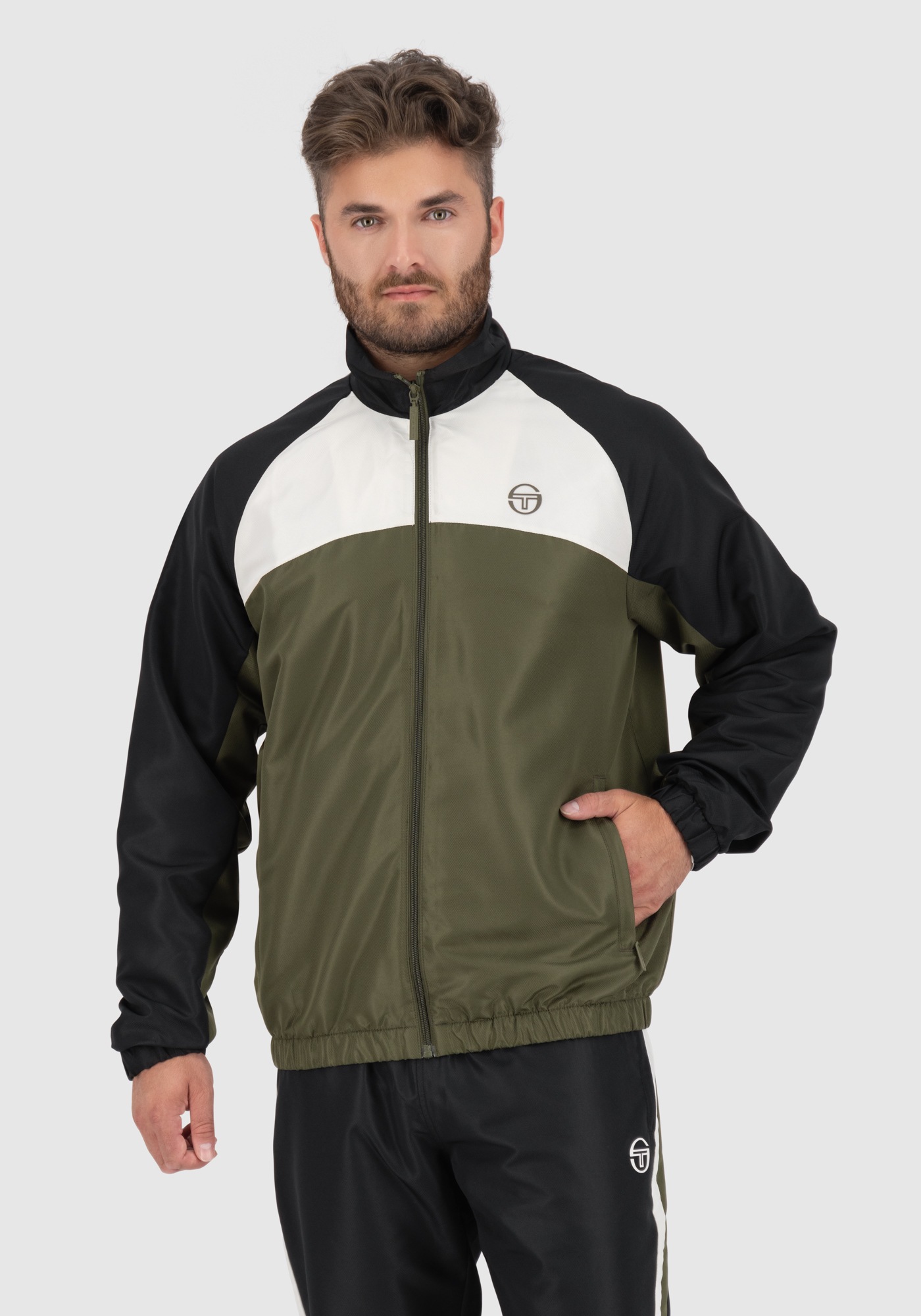 Sergio Tacchini Trainingsanzug "METROPOLIS TRACKSUIT Herren", Trainingsanzug Herren, Tracksuit, Retro, Outdoor, Jogging, Streetwear
