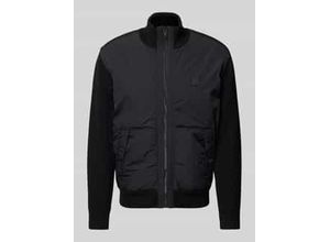 Strickjacke mit Label-Patch Modell 'Kydalbrio'