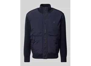 Strickjacke mit Label-Patch Modell 'Kydalbrio'