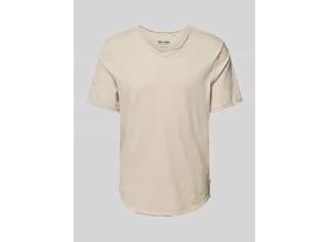 T-Shirt mit V-Ausschnitt Modell 'BENNE'