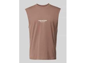 Tanktop mit Label-Print Modell 'VESTERBRO'