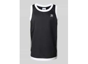Tanktop mit Strukturmuster Modell 'Mockeyelet'